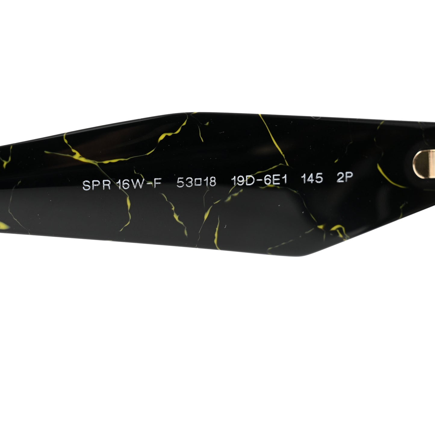 Acetate Polarized Symbole Sunglasses SPR 16W-F Black Marble