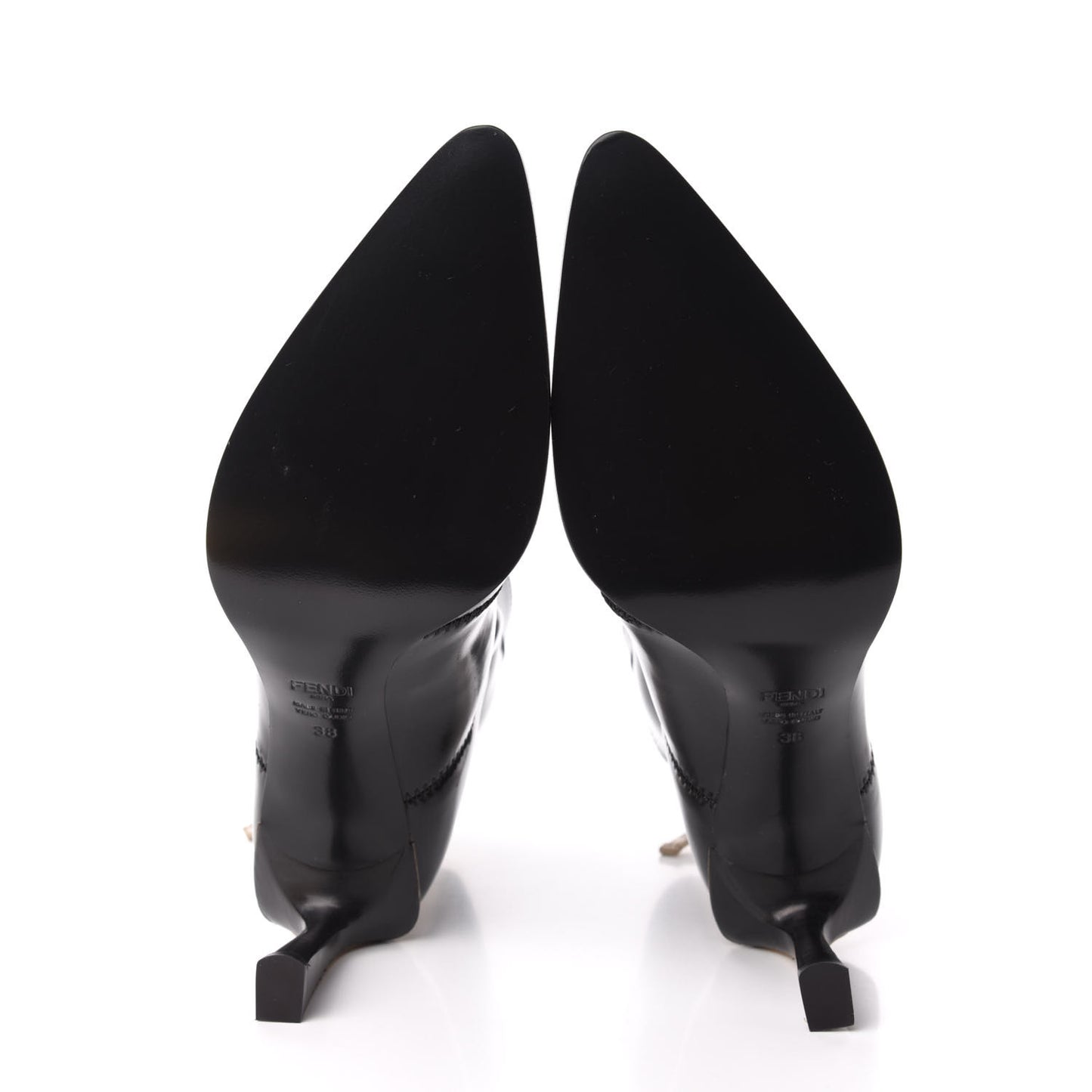 Glossy Neoprene FFrame Ankle Boots 38 Black