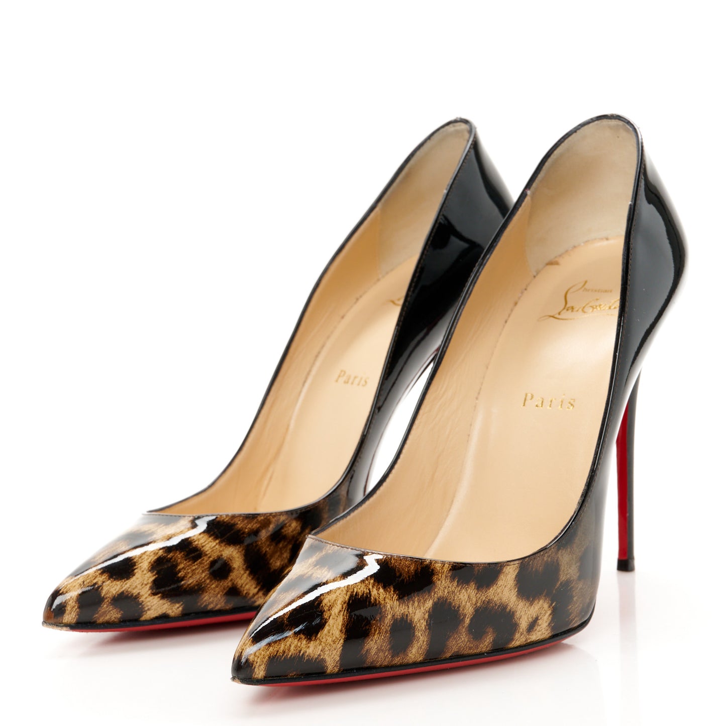 Patent Degrade Leopard So Kate 120 Pumps 40.5 Leopard Black