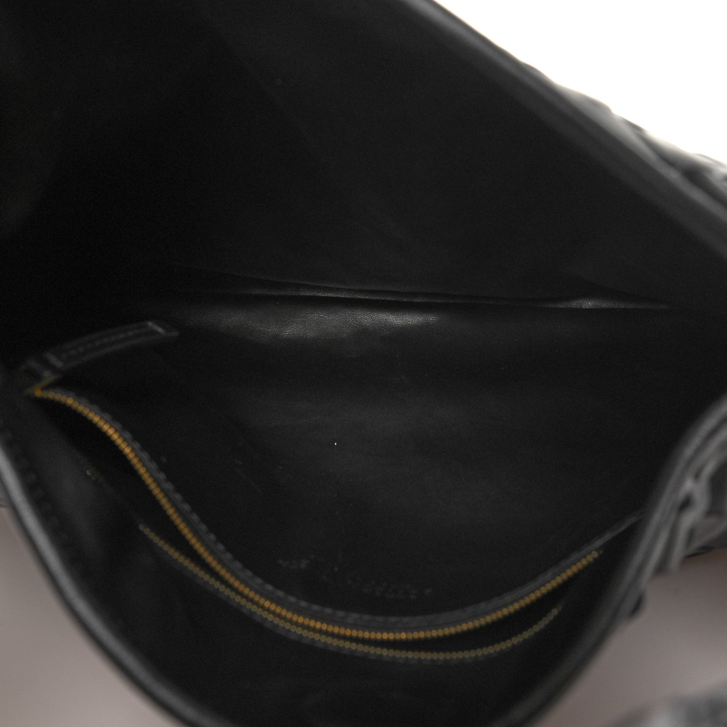 Calfskin Intrecciato Small Hop Black