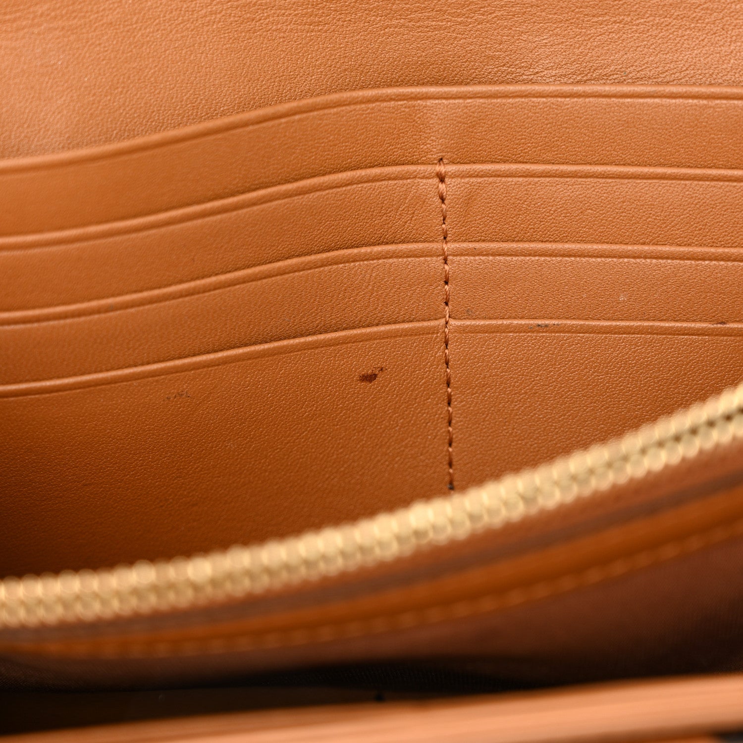 MCM Visetos Large Patricia Wallet On Chain Cognac 7 of 15