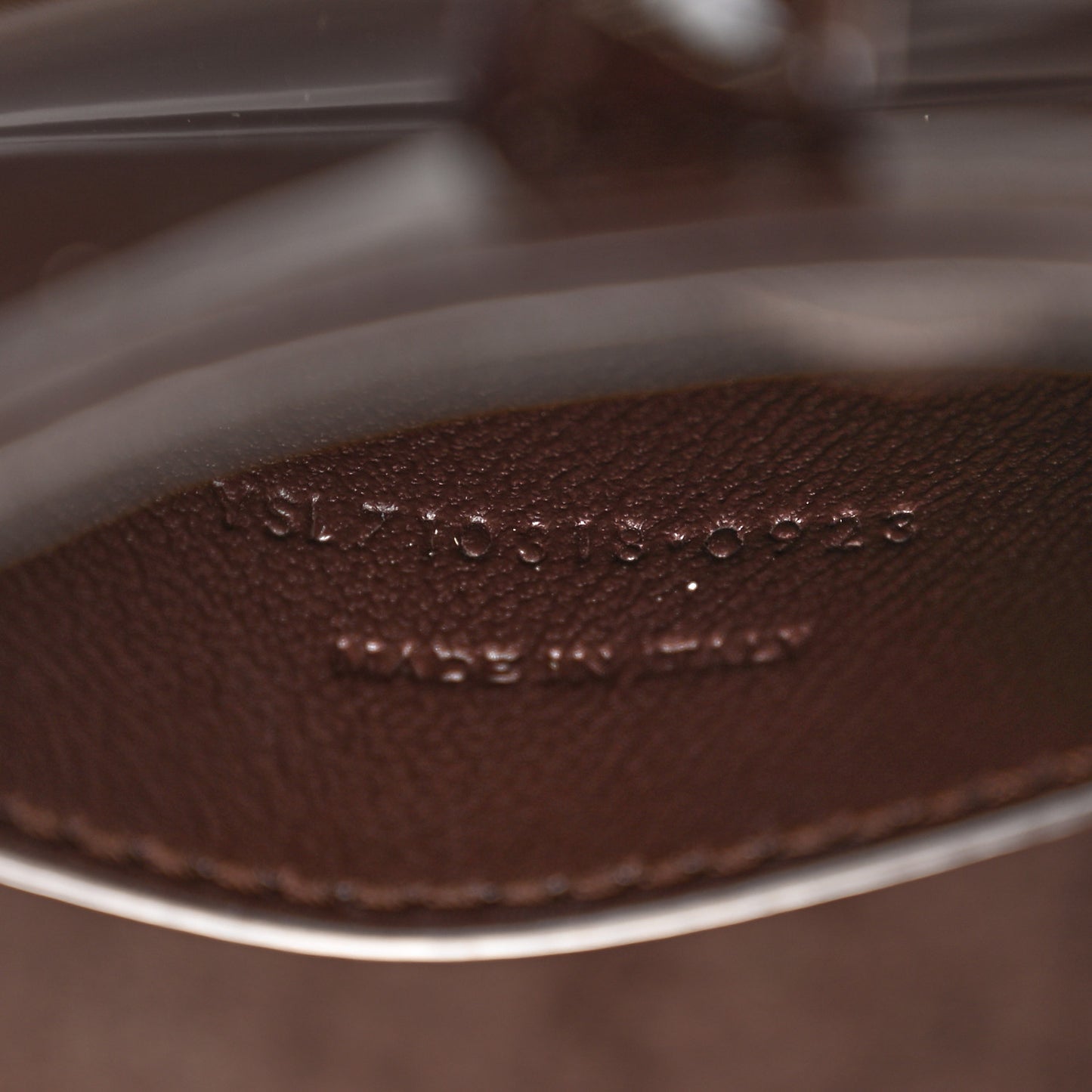 Patent Calfskin Le 5 A 7 Mini Hobo Spicy Chocolate