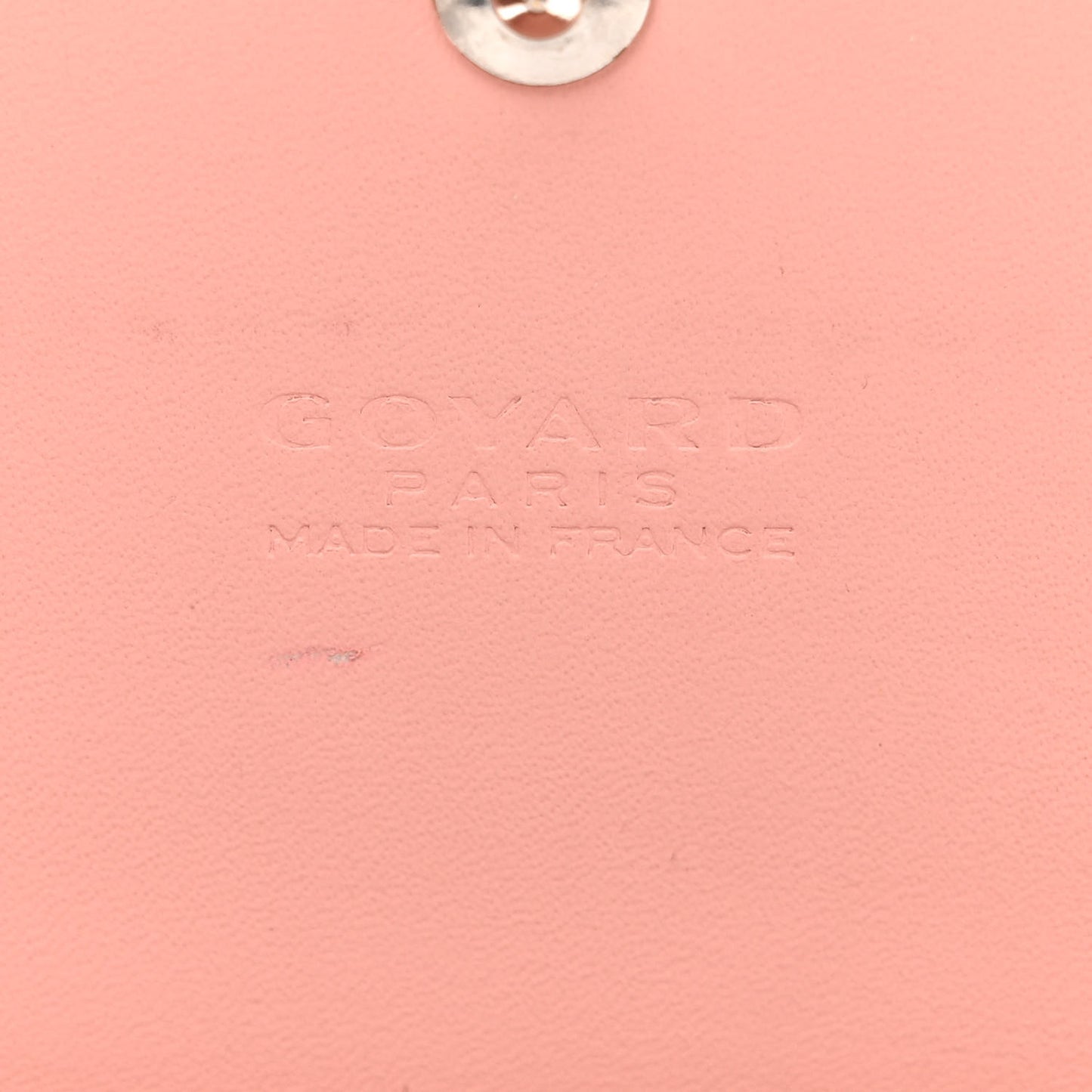 Goyardine Varenne Continental Wallet Pink