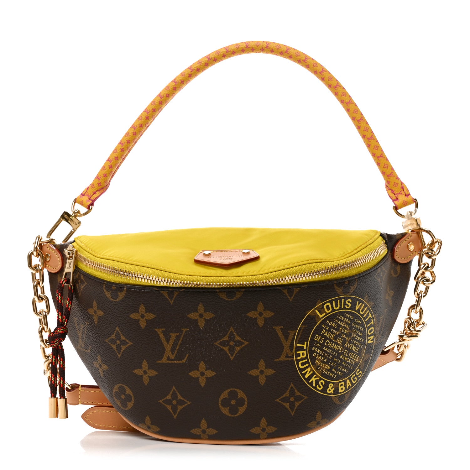 Louis Vuitton バッグノベルティ Louis Vuitton Monogram Paris A Velo Bumbag Yellow 1938952