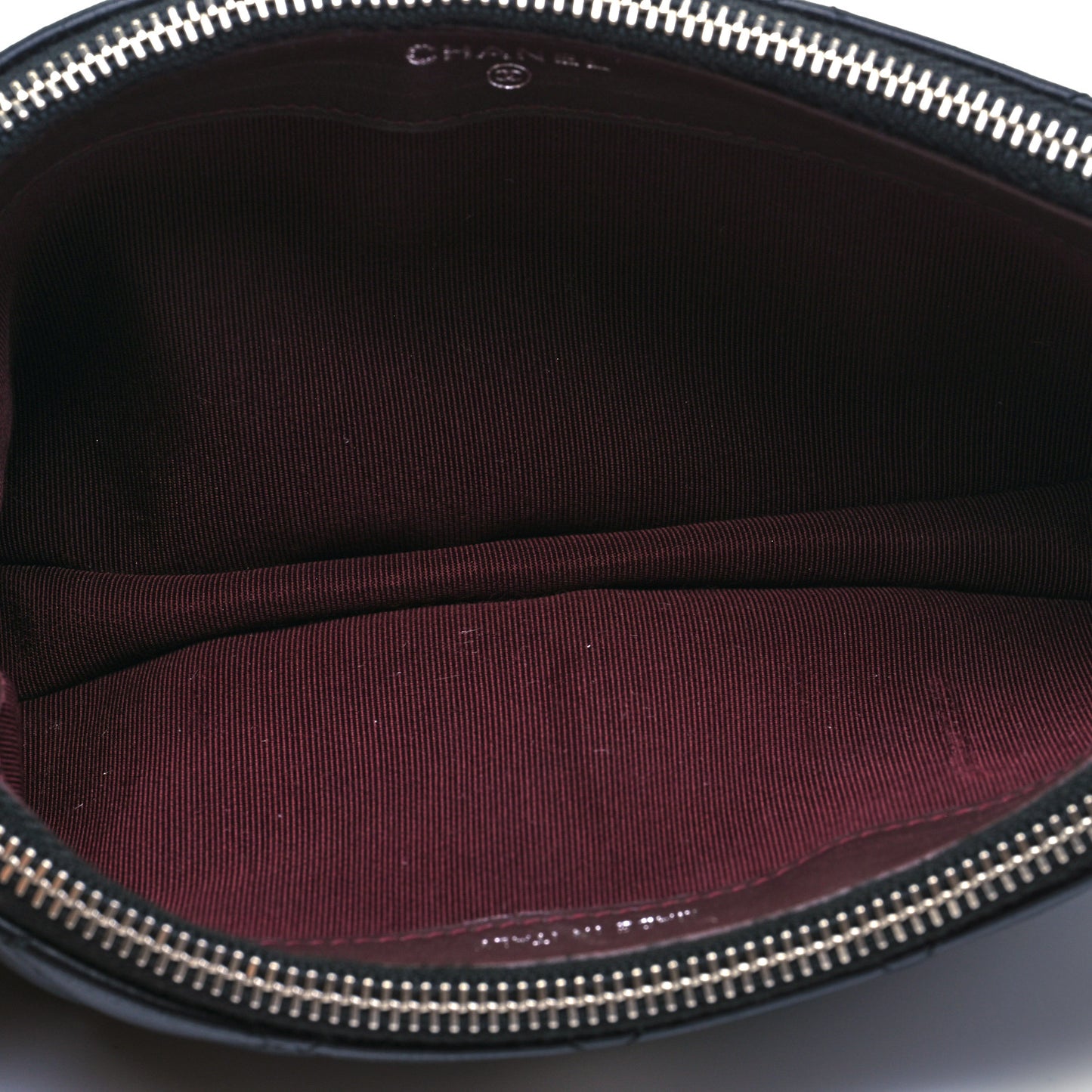 Lambskin Quilted Small Clutch With Chain Black