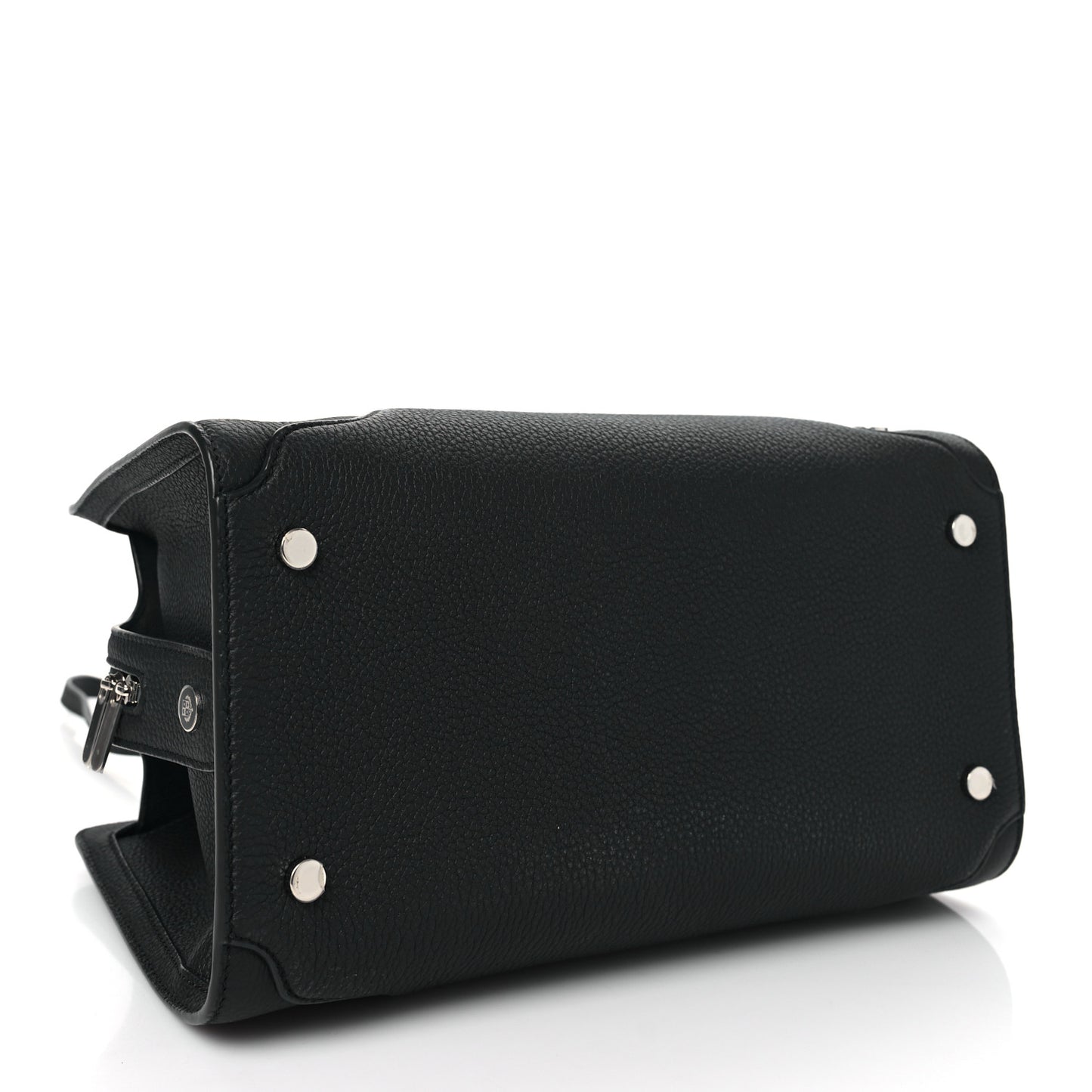 Grained Calfskin Medium Sesia Black
