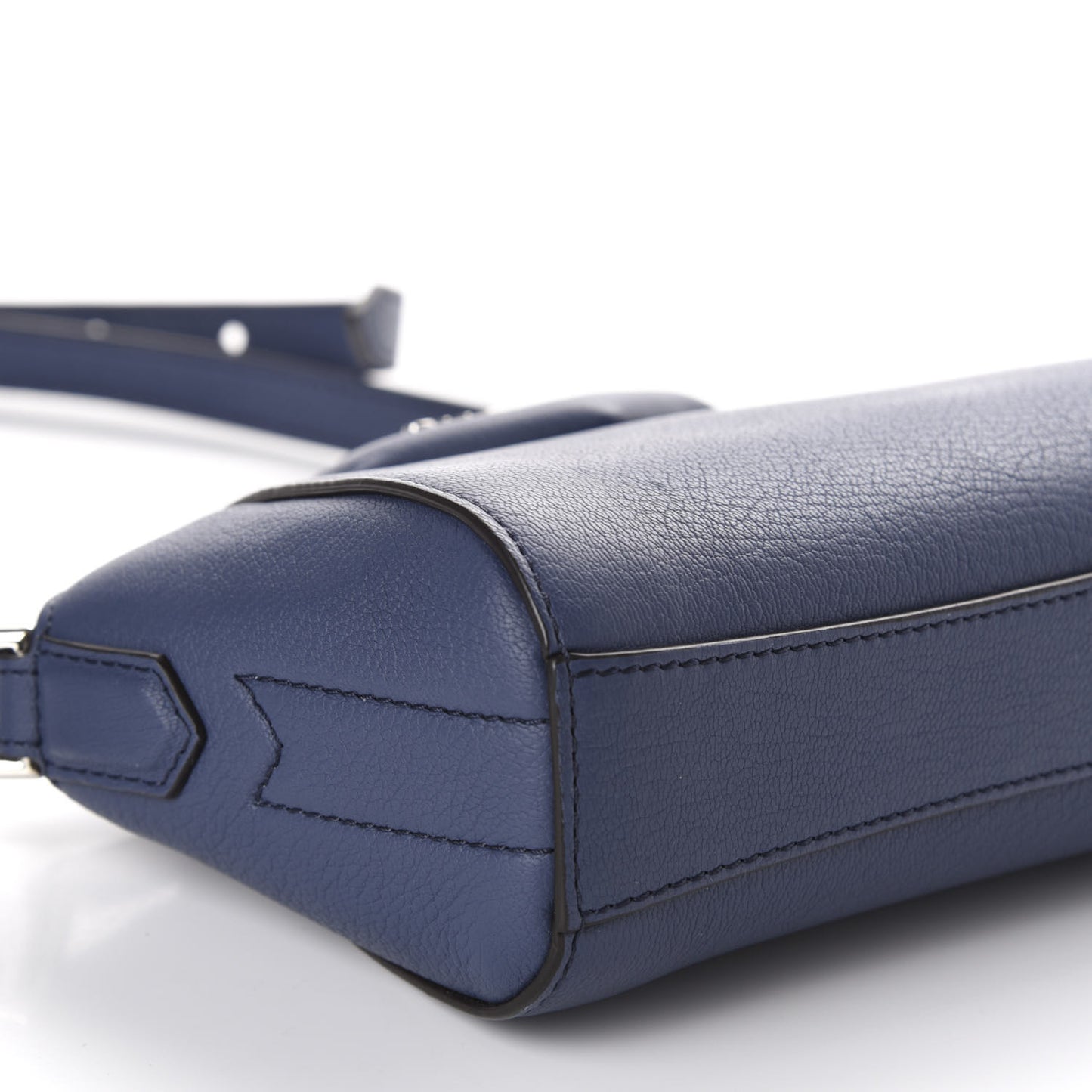 Sugar Goatskin Nano Antigona Midnight Blue