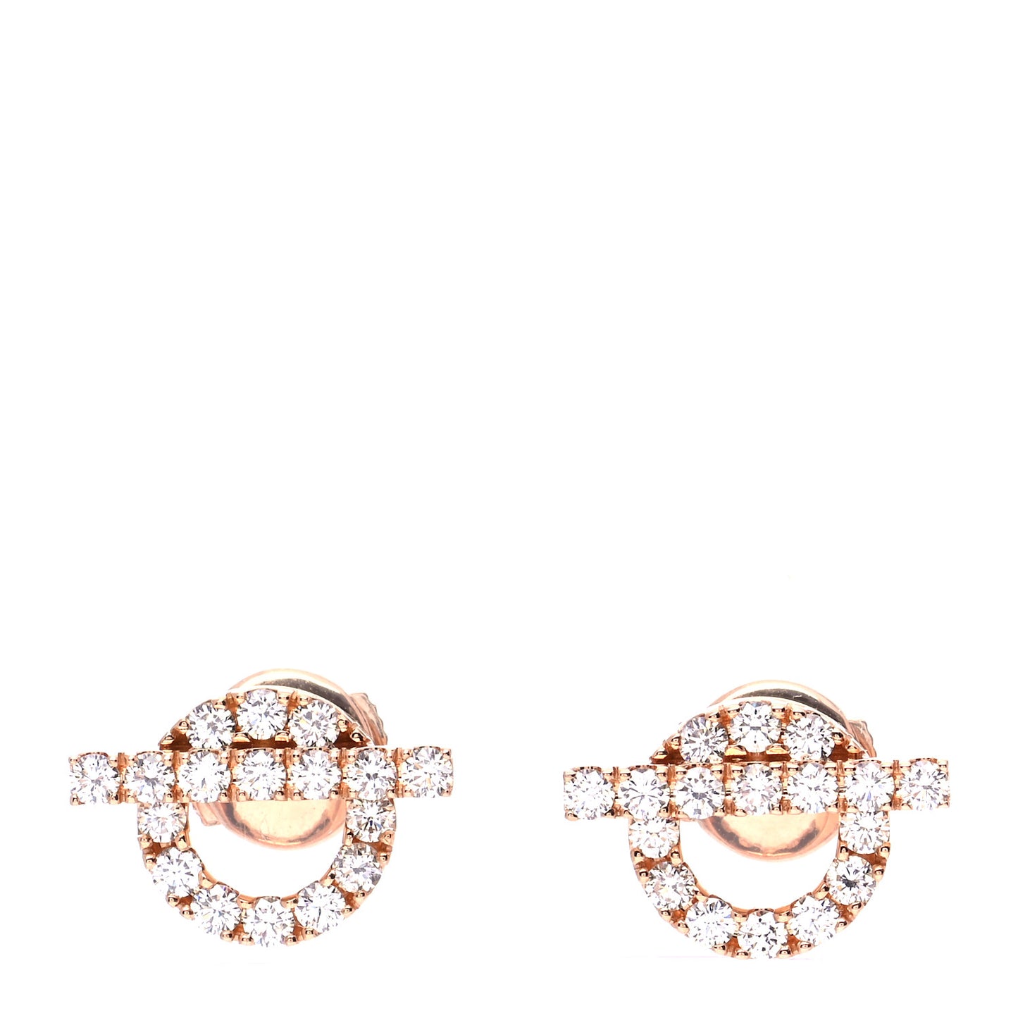 18K Rose Gold Diamond Finesse Earrings