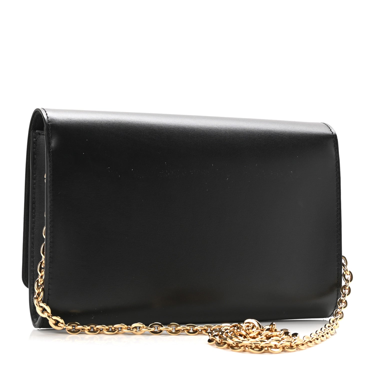 Louis Vuitton Calfskin Chain Louise MM Black 3 of 10