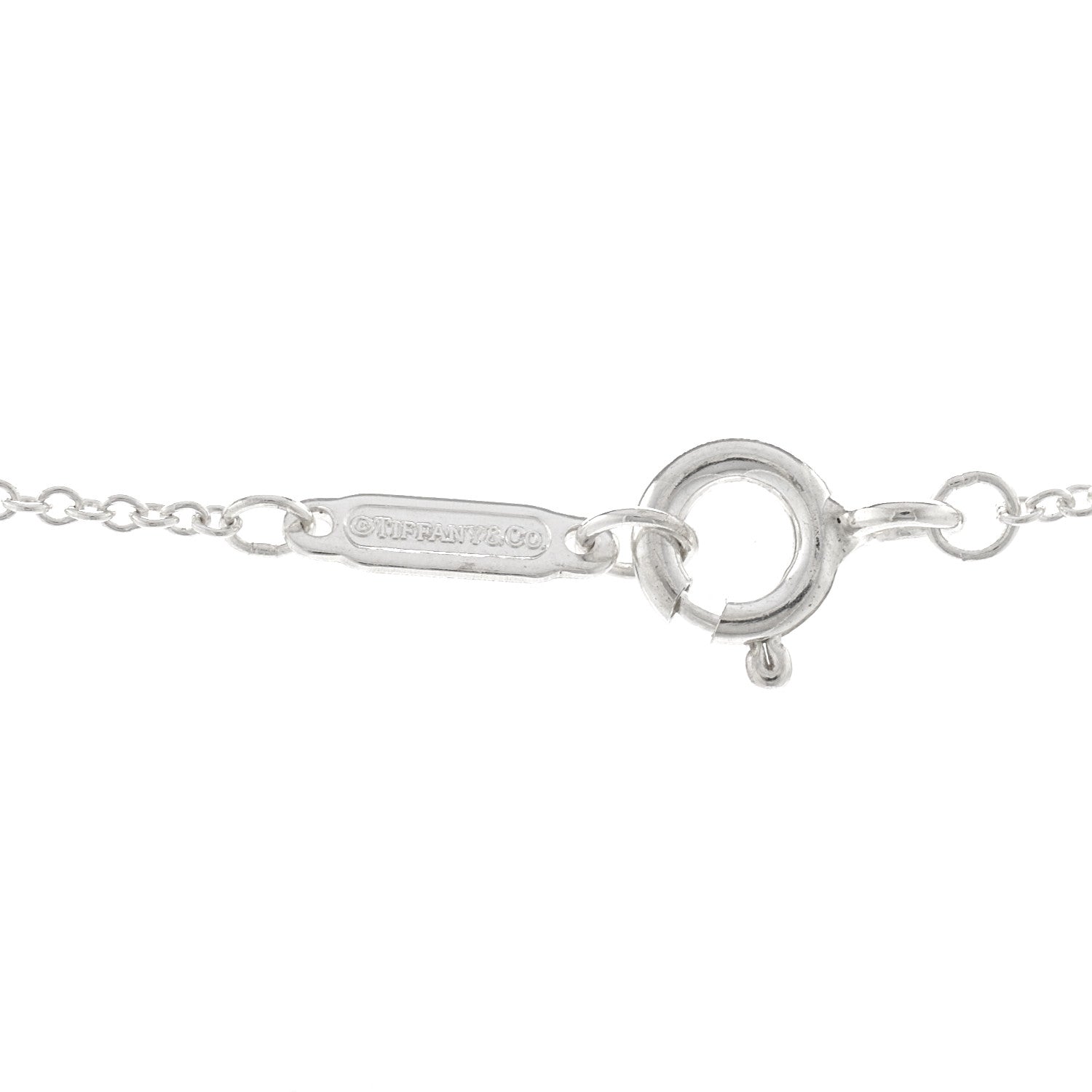 Tiffany Sterling Silver 1837 Interlocking Circles Pendant Necklace 4 of 4