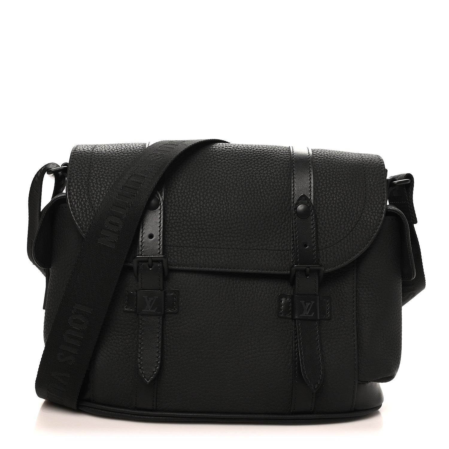 Louis Vuitton Taurillon Christopher Messenger Black 1886243