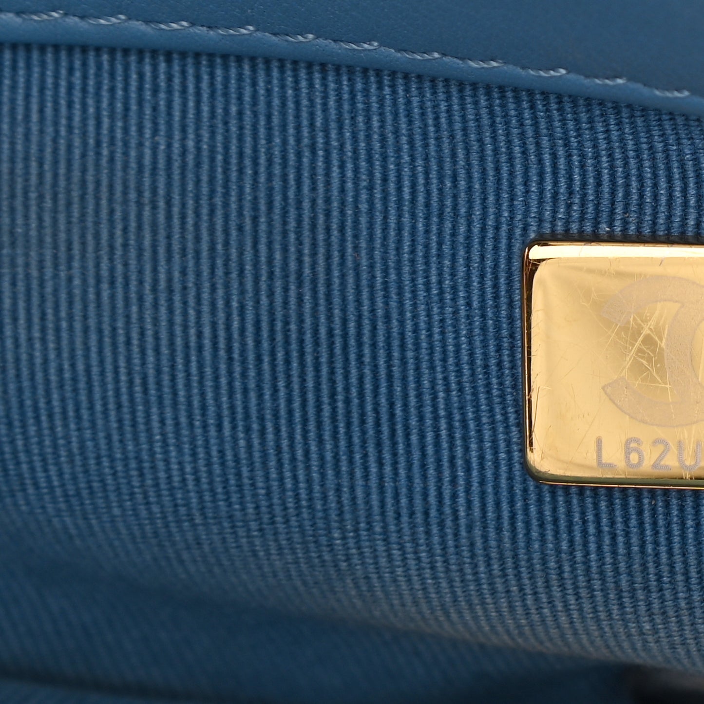 Denim Quilted Medium Chanel 19 Flap Blue