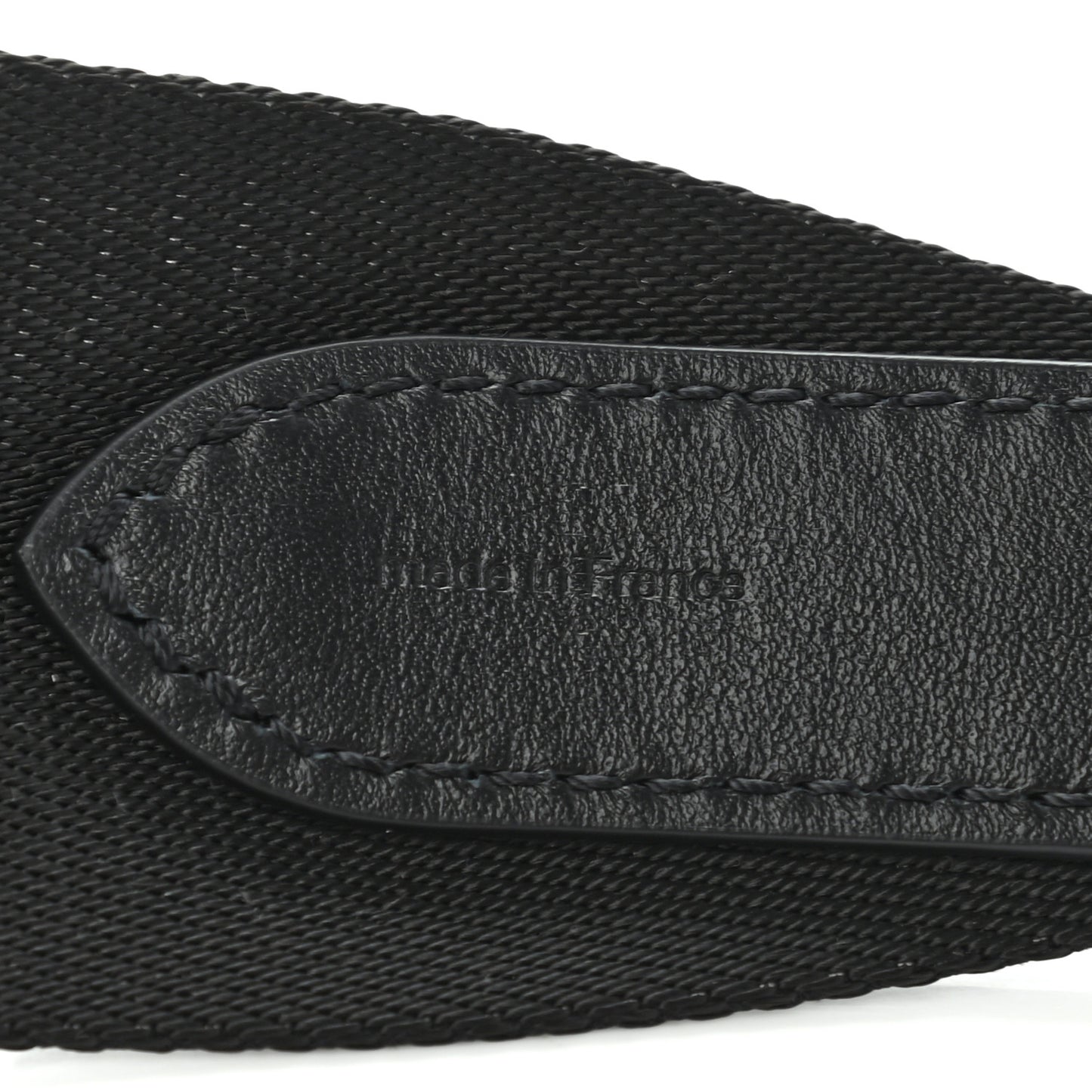 Nylon Jacquard Sporty Bandouliere Shoulder Strap Black