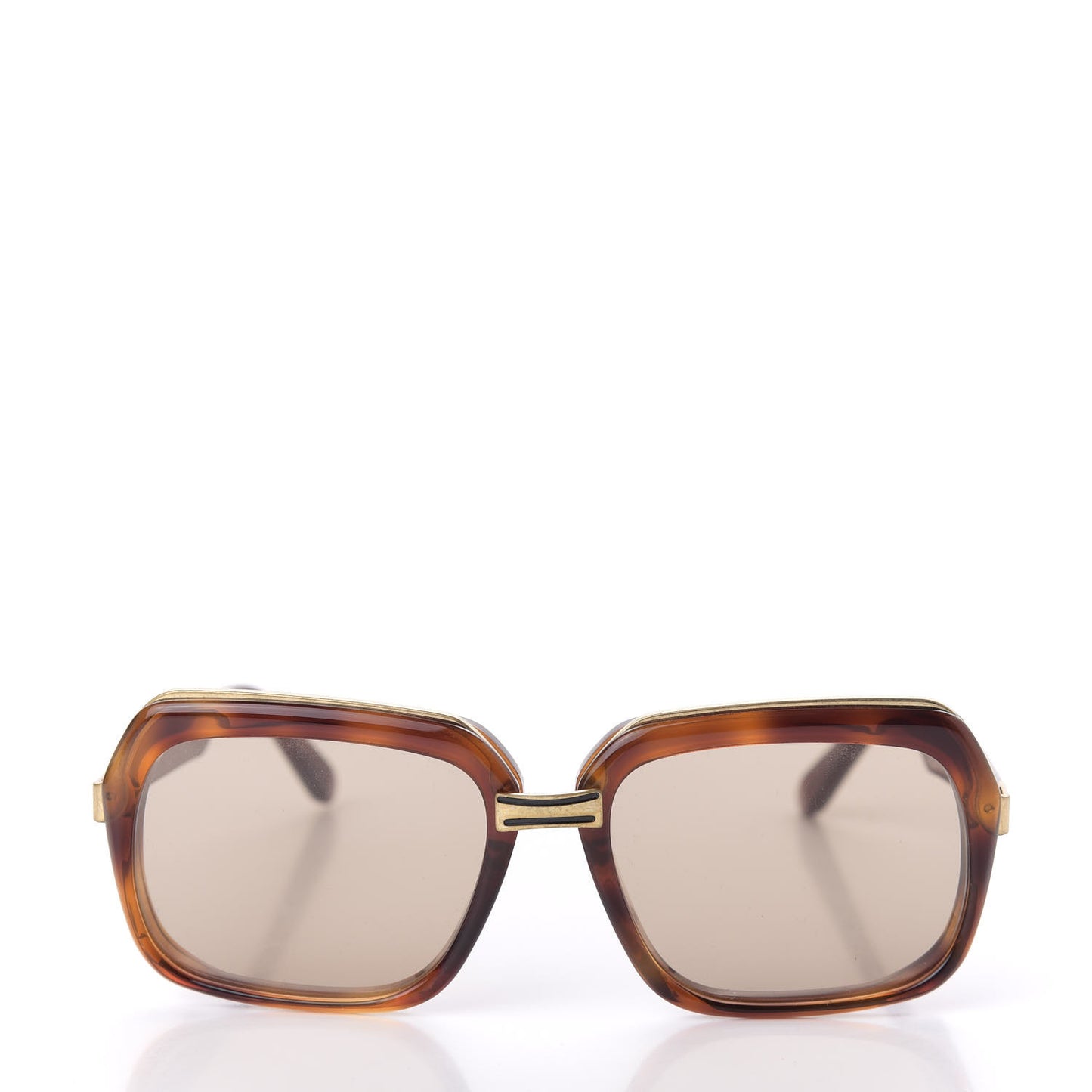 Acetate Square Sunglasses CL40050U Havana
