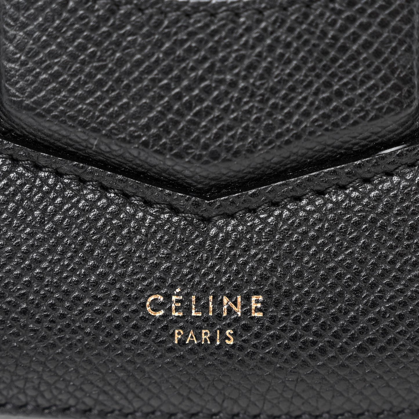 Grained Calfskin Small Trotteur Black