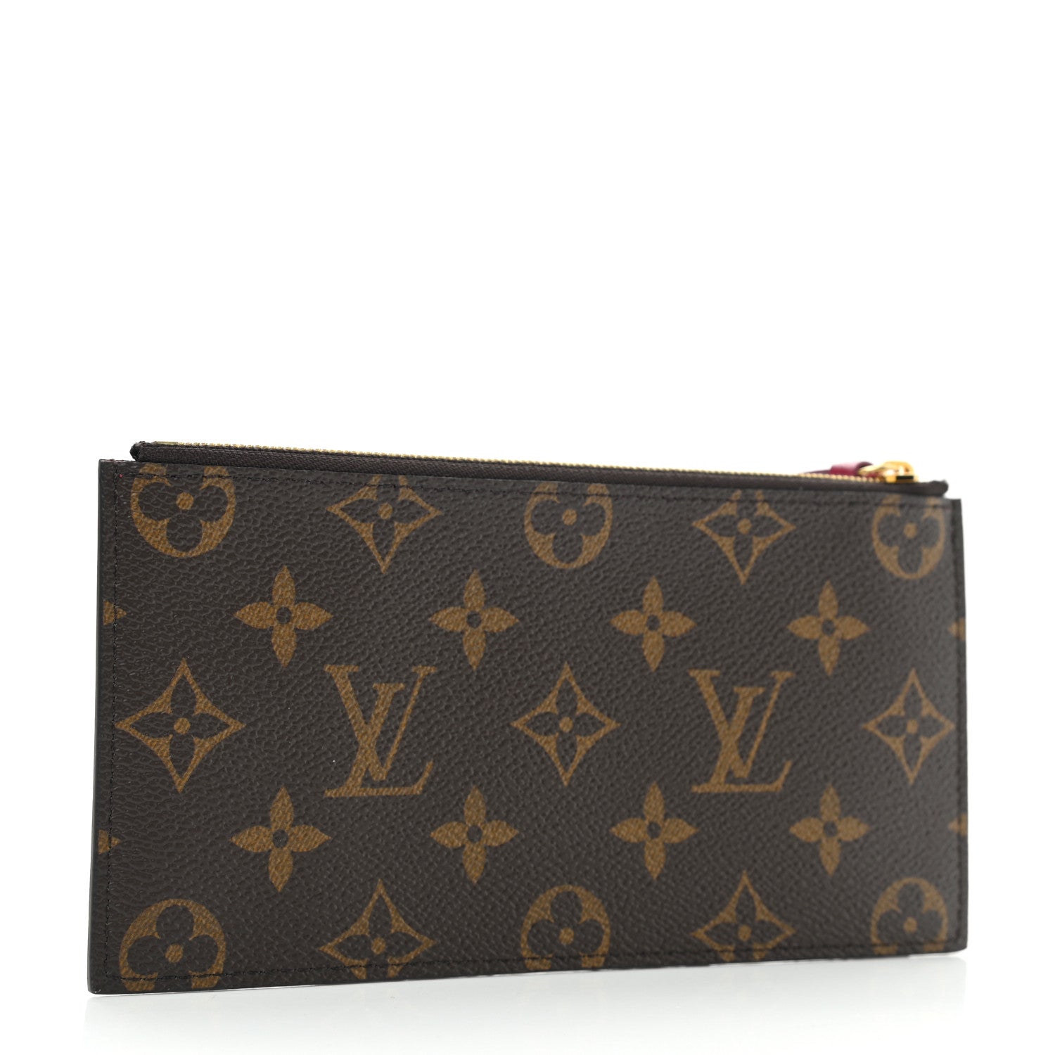 Louis Vuitton Monogram Felicie Chain Wallet Zippered Insert Fuchsia 3 of 6