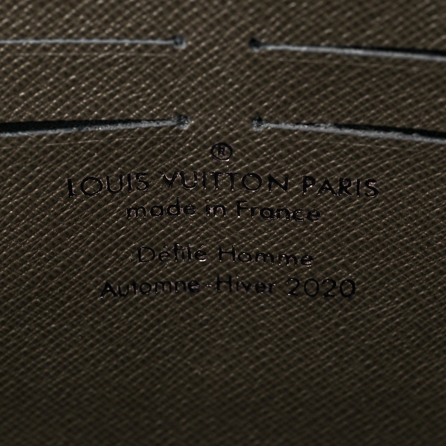 Louis Vuitton Taiga Monogram Soft Trunk Wallet Khaki Green 6 of 9