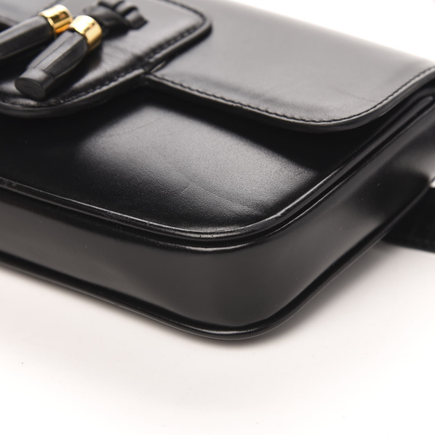 Celine Smooth Calfskin Tassel Belt Bag Black 9 of 11