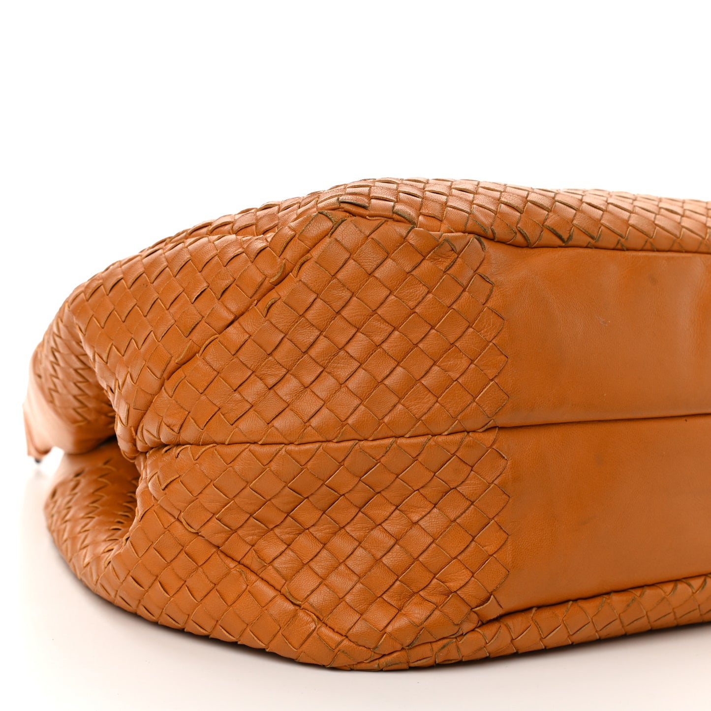 Nappa Intrecciato Medium Campana Hobo Topaz