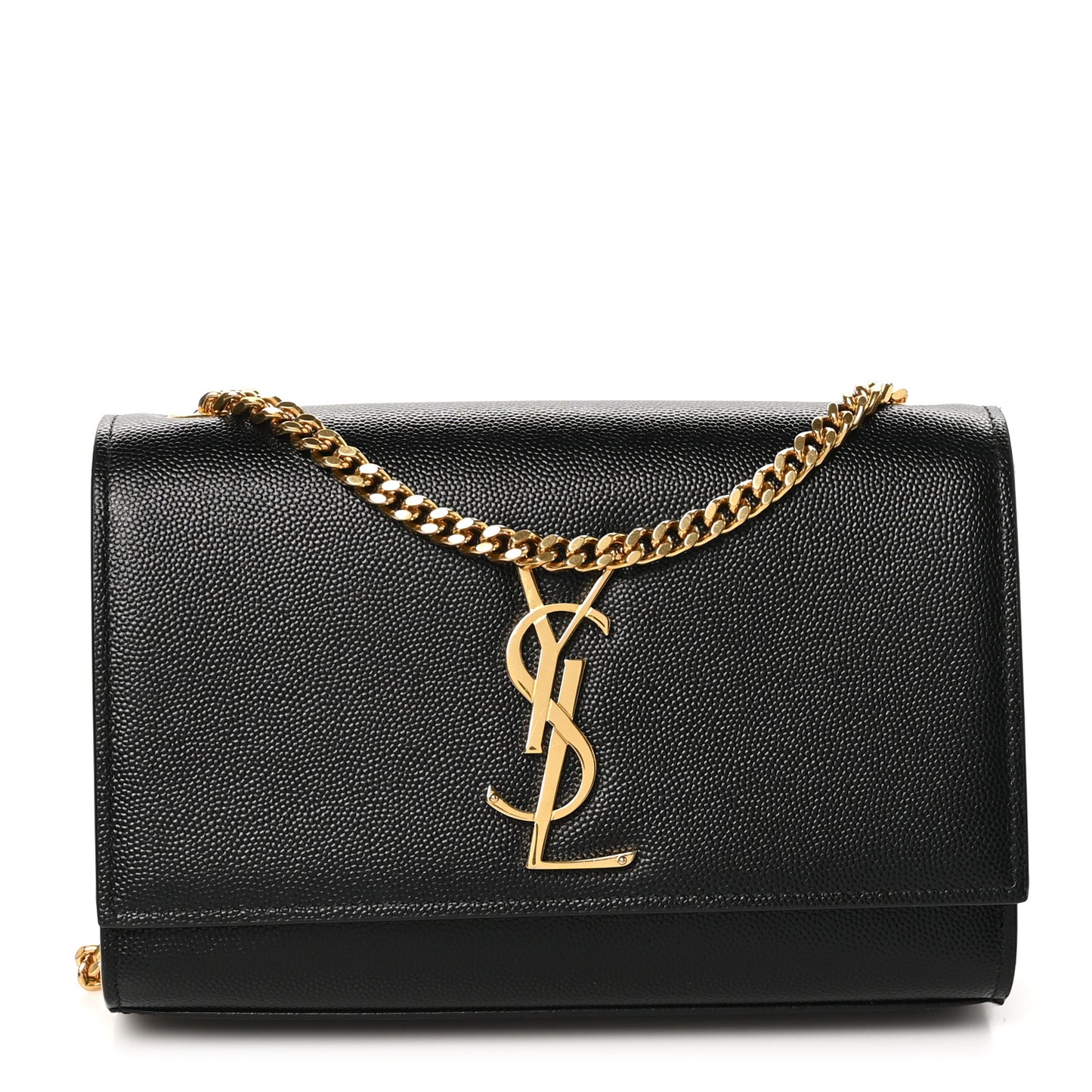 Grain De Poudre Small Monogram Kate Satchel Black