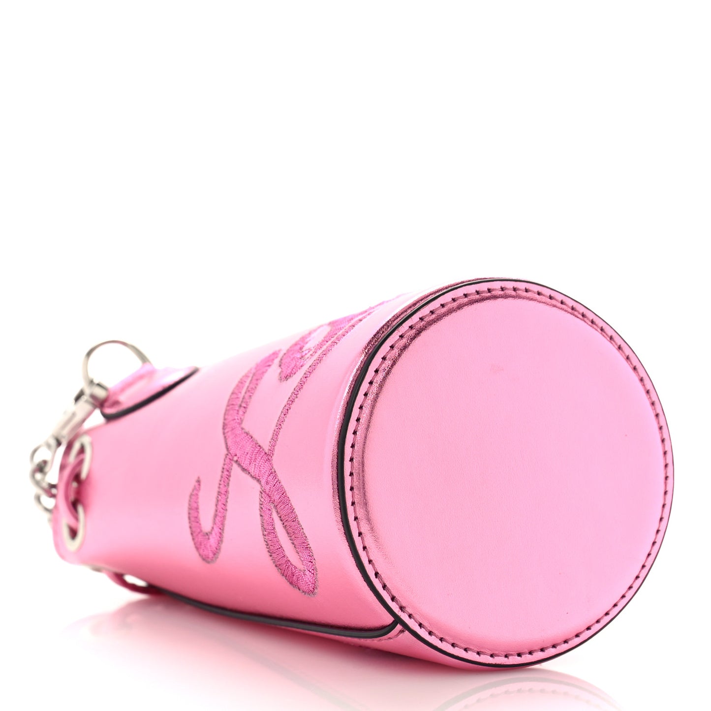 Metallic Calfskin Mary Jane Bucket Confettis