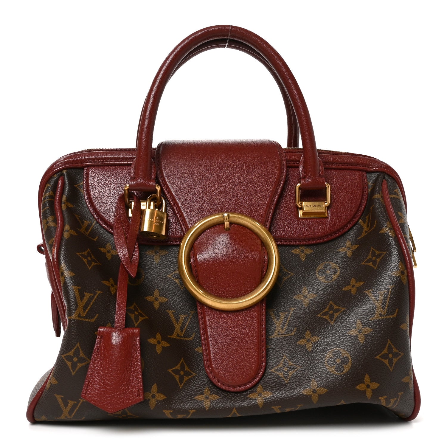 Louis Vuitton Monogram Golden Arrow Speedy Burgundy Burgundy