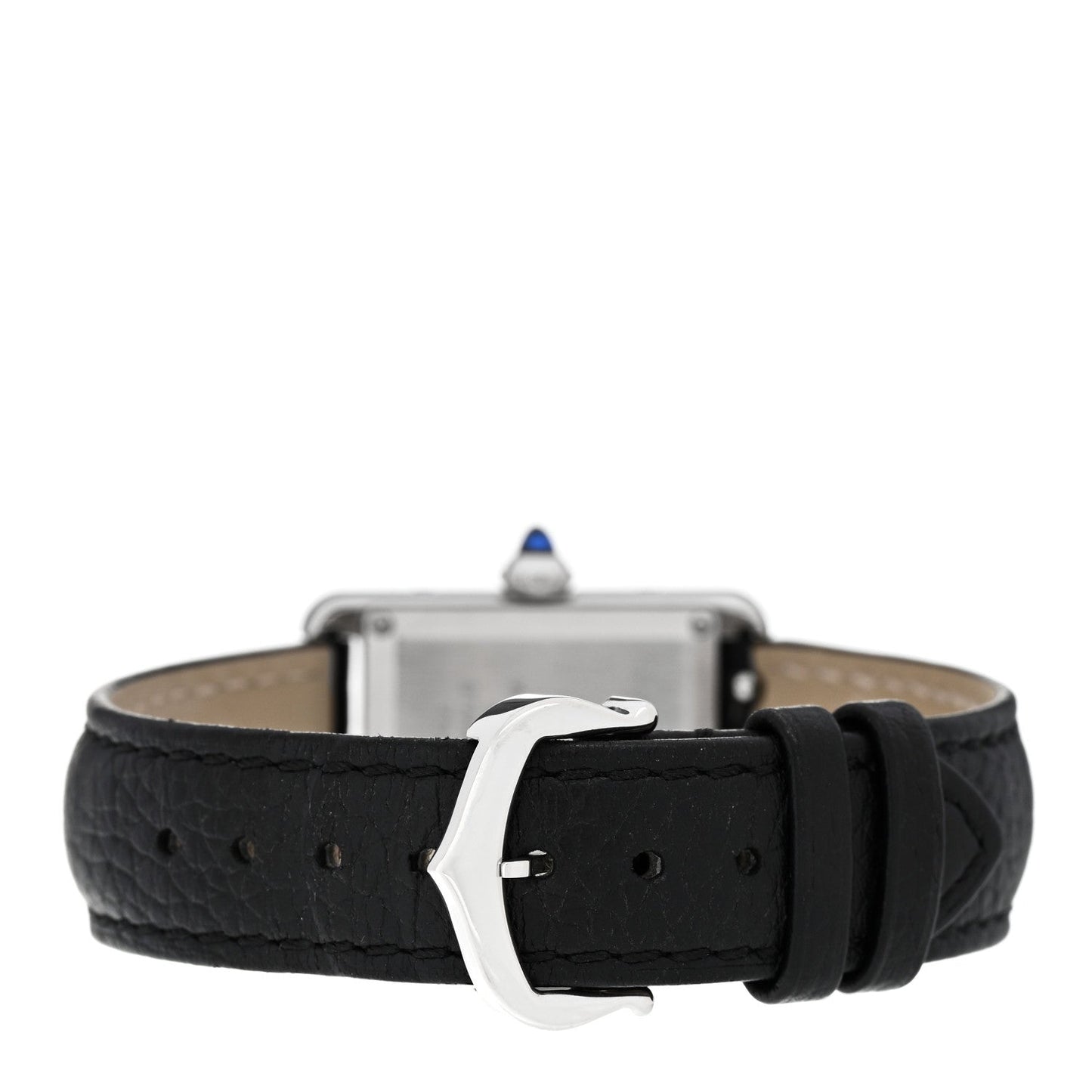 Stainless Steel Calfskin 22mm Must de Cartier Tank Quartz Watch