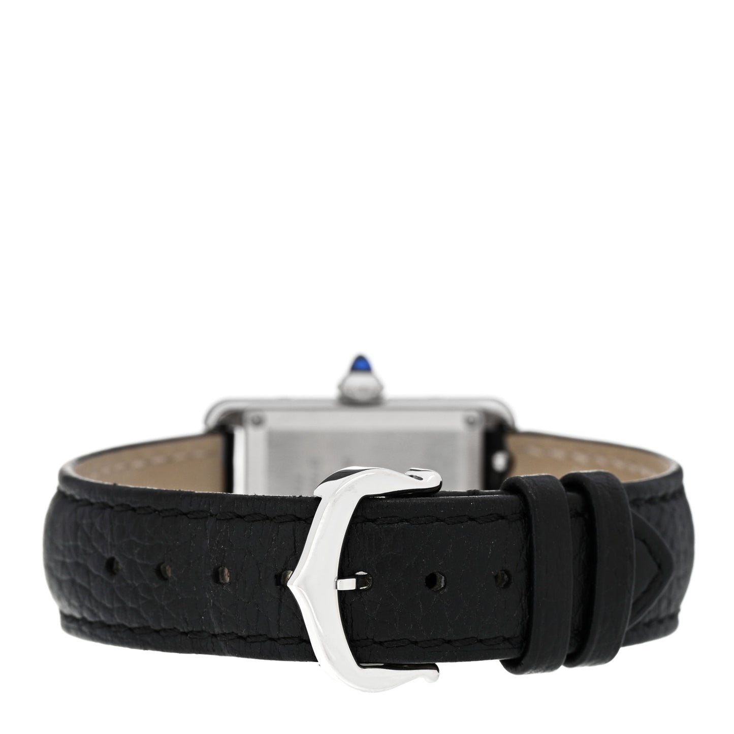 Stainless Steel Calfskin 22mm Must de Cartier Tank Quartz Watch