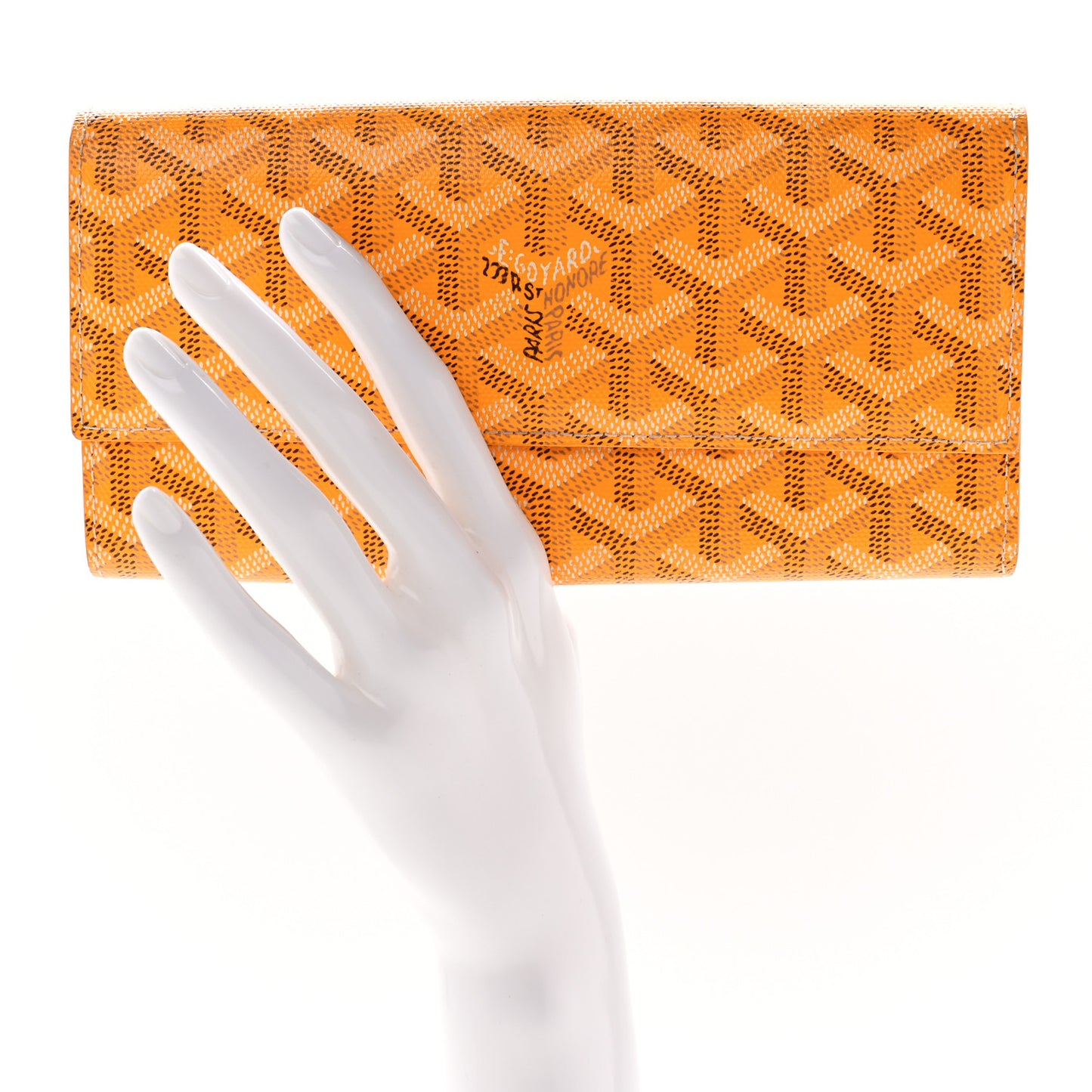 Goyardine Varenne Long Wallet Yellow