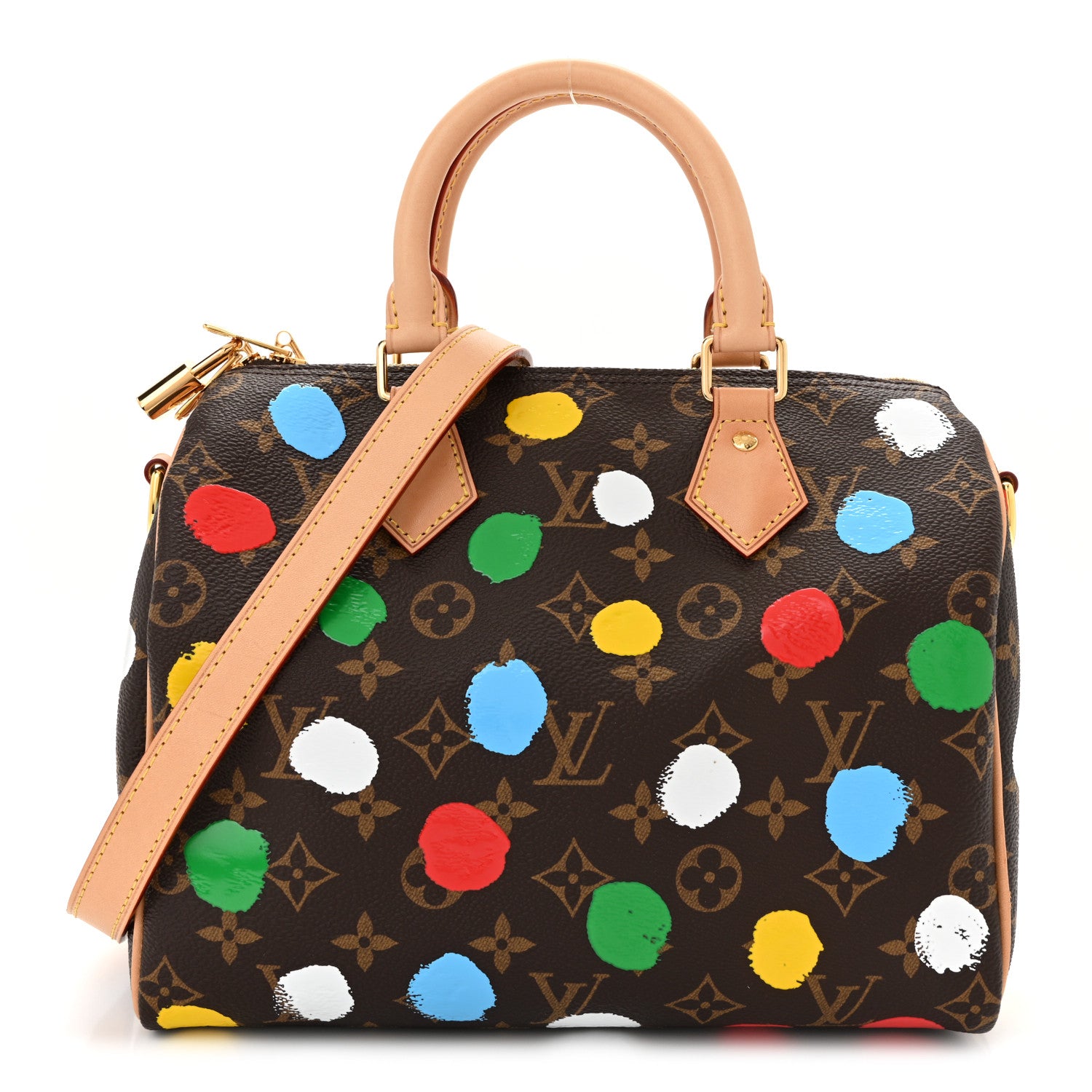Louis Vuitton LV X YK Monogram Speedy Bandouliere 25 Multicolor