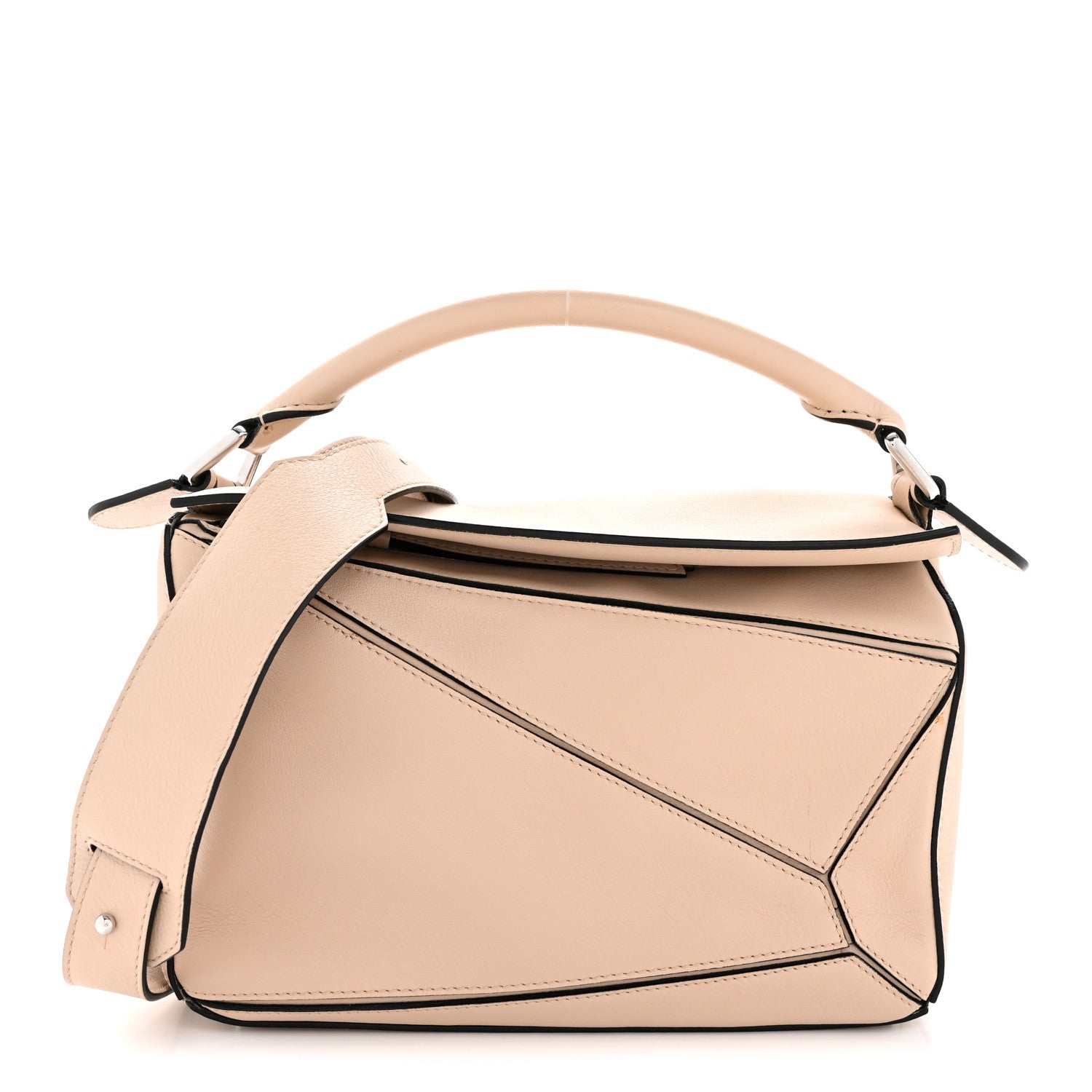 Loewe Calfskin Small Puzzle Bag Ash 1834087 – FASHIONPHILE