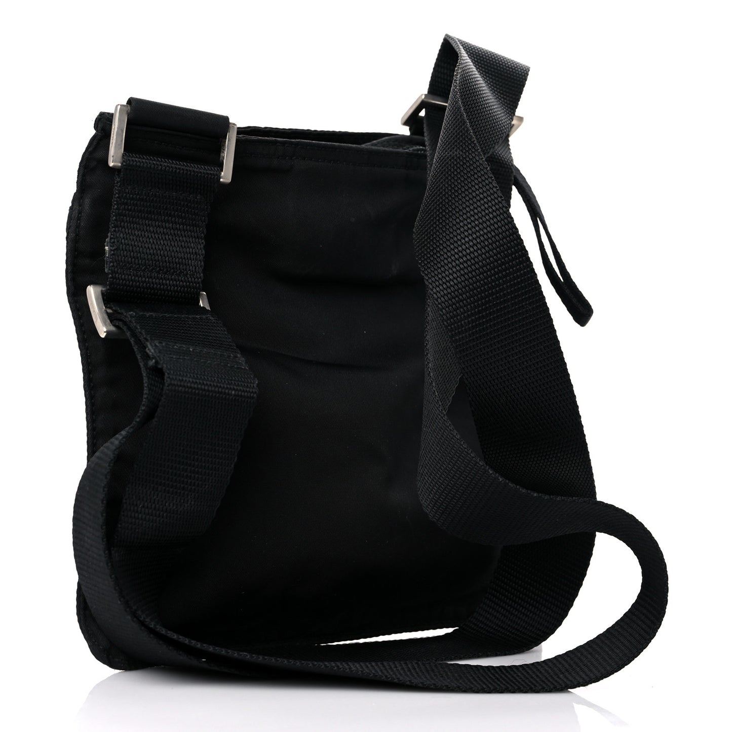 Tessuto Nylon Crossbody Bag Black