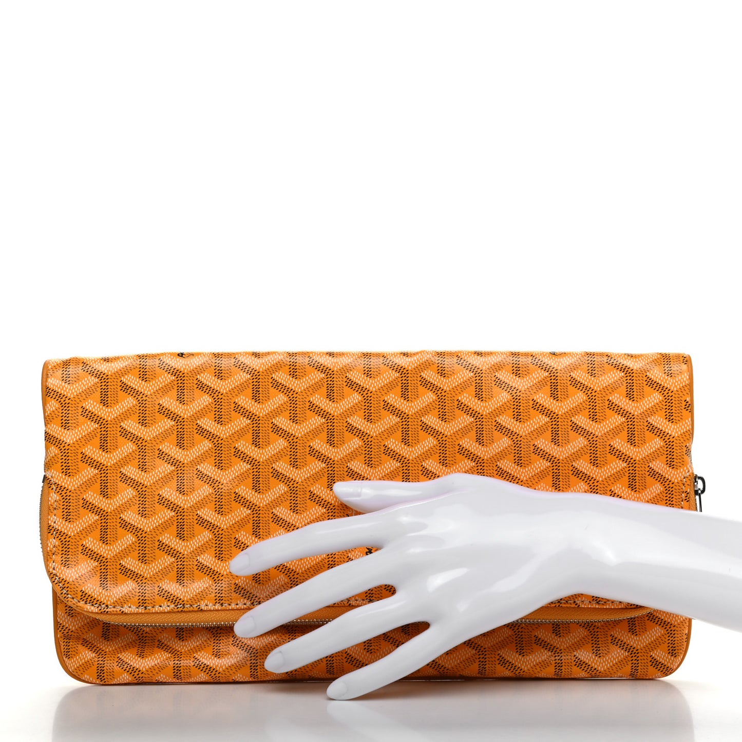 Goyardine Sainte Marie Soft Clutch Yellow