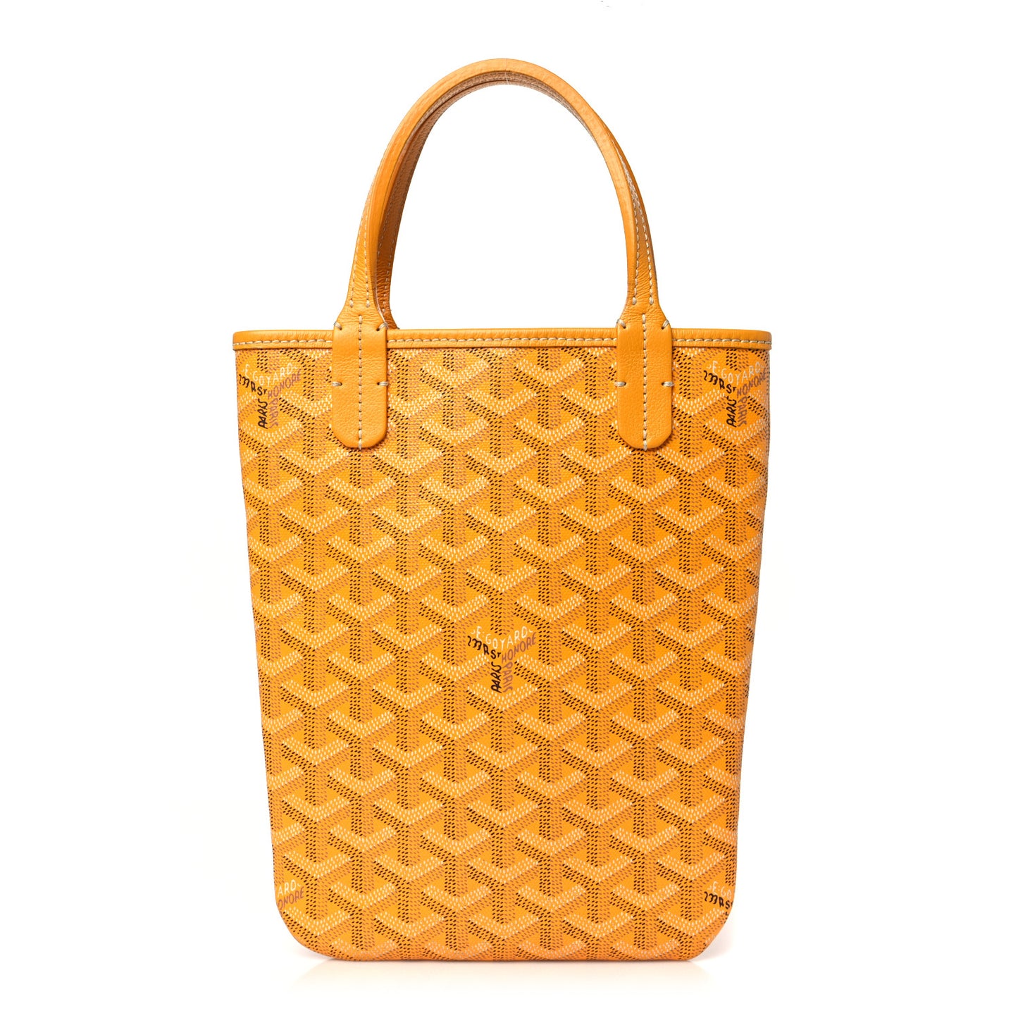Goyardine Poitiers Claire Voie Tote Yellow