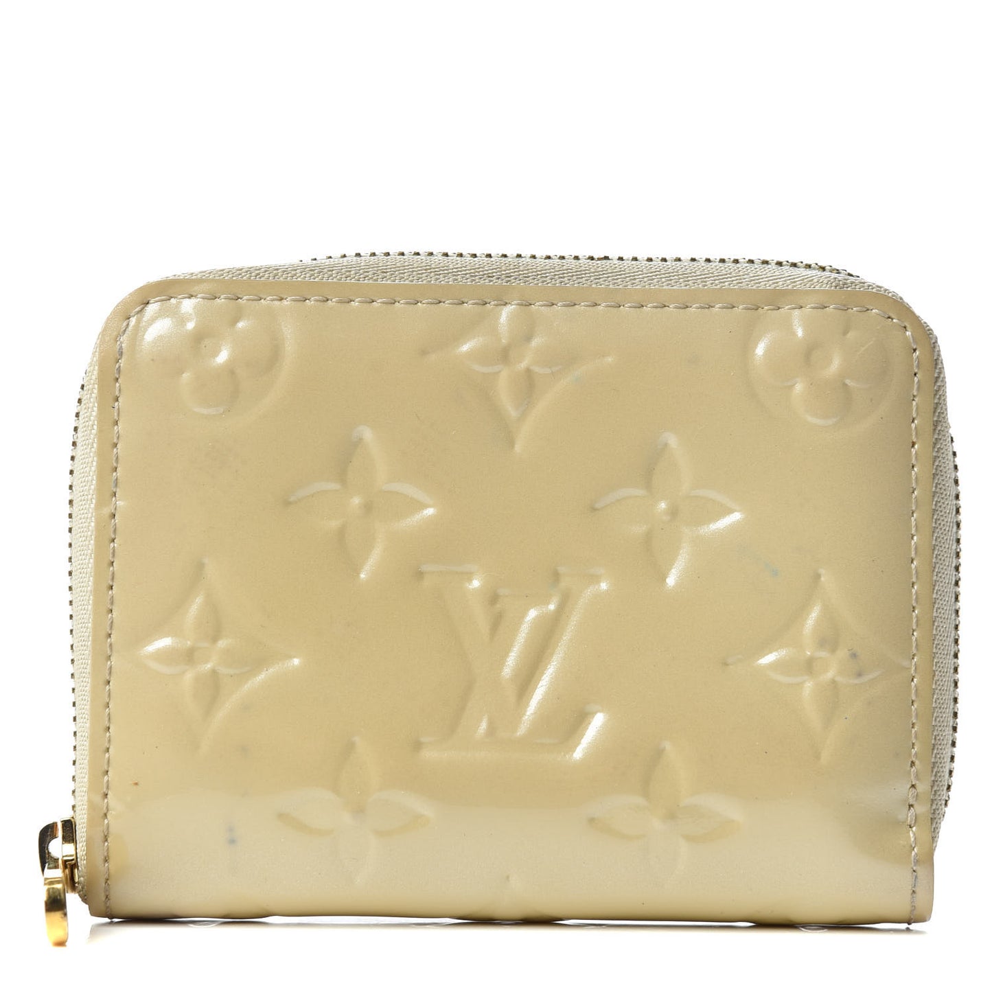 Vernis Zippy Coin Purse Blanc Corail