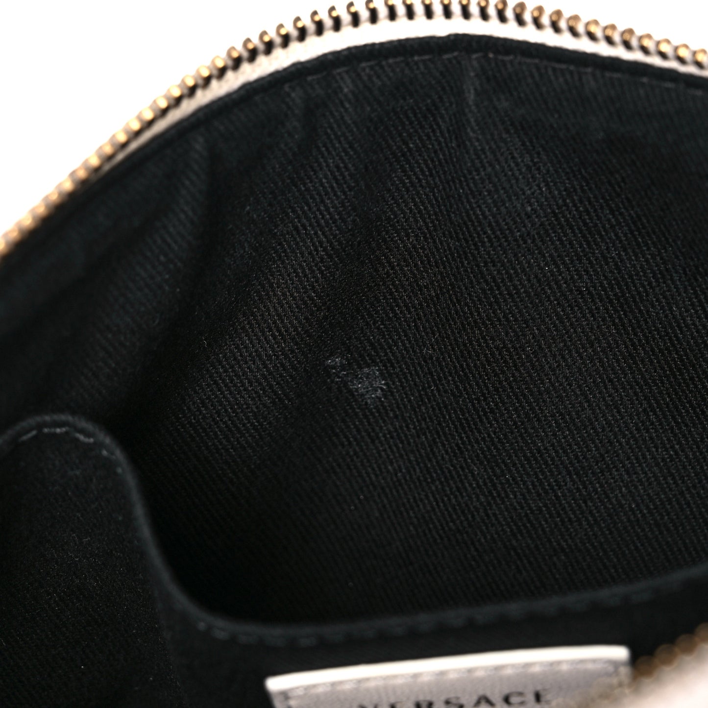 Calfskin Quilted Tribute Icon Crossbody Flat Pouch White