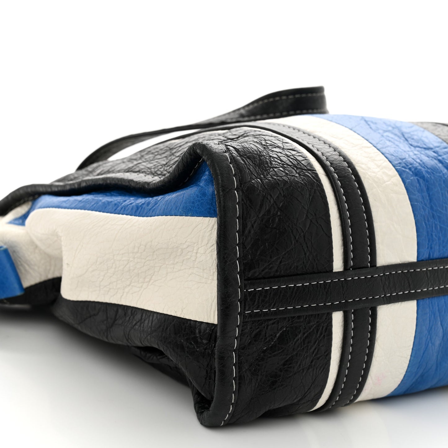 Agneau Arena Multicolore S Bazar Shopper Tote Bleu White Black