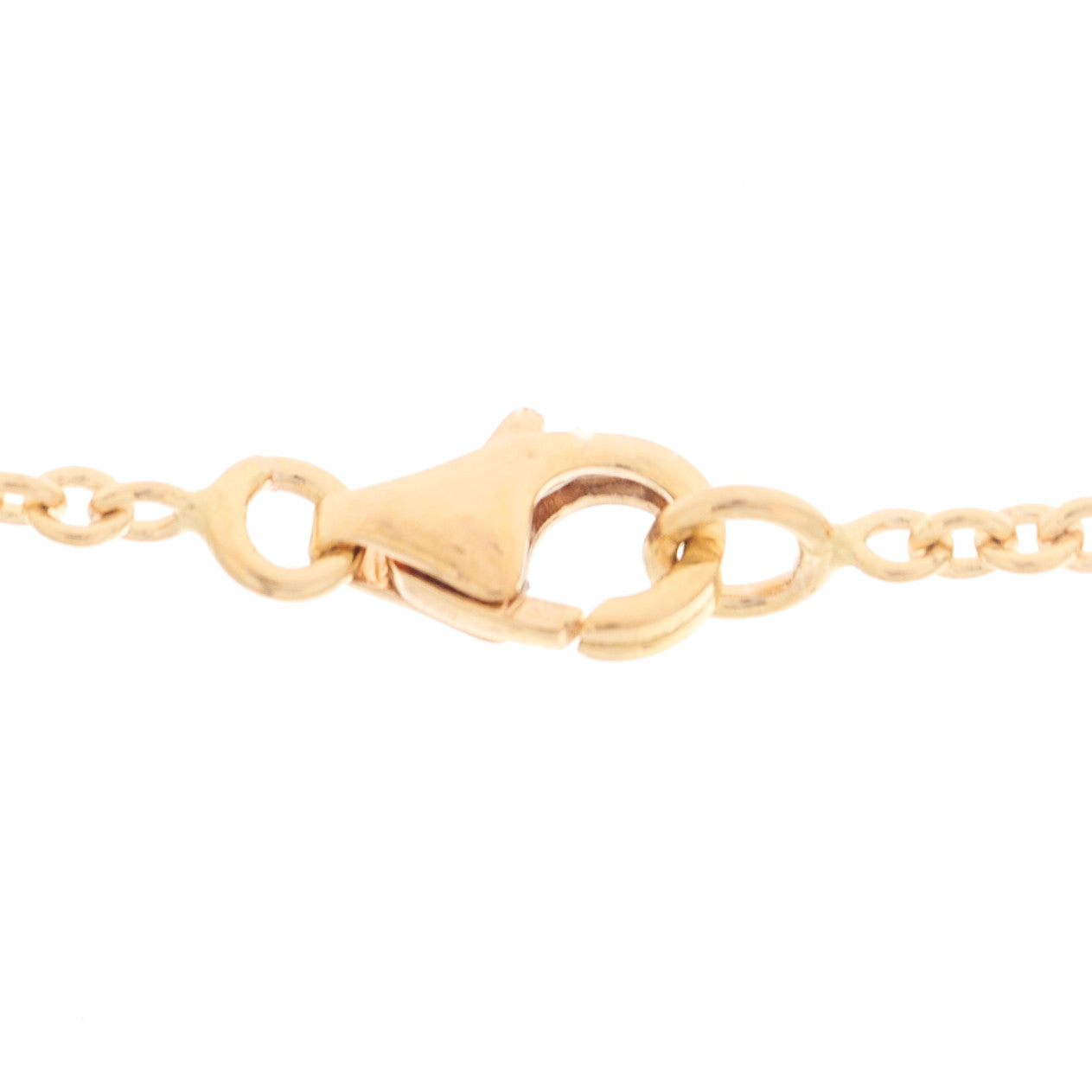 18K Pink Gold Interlocking LOVE Necklace