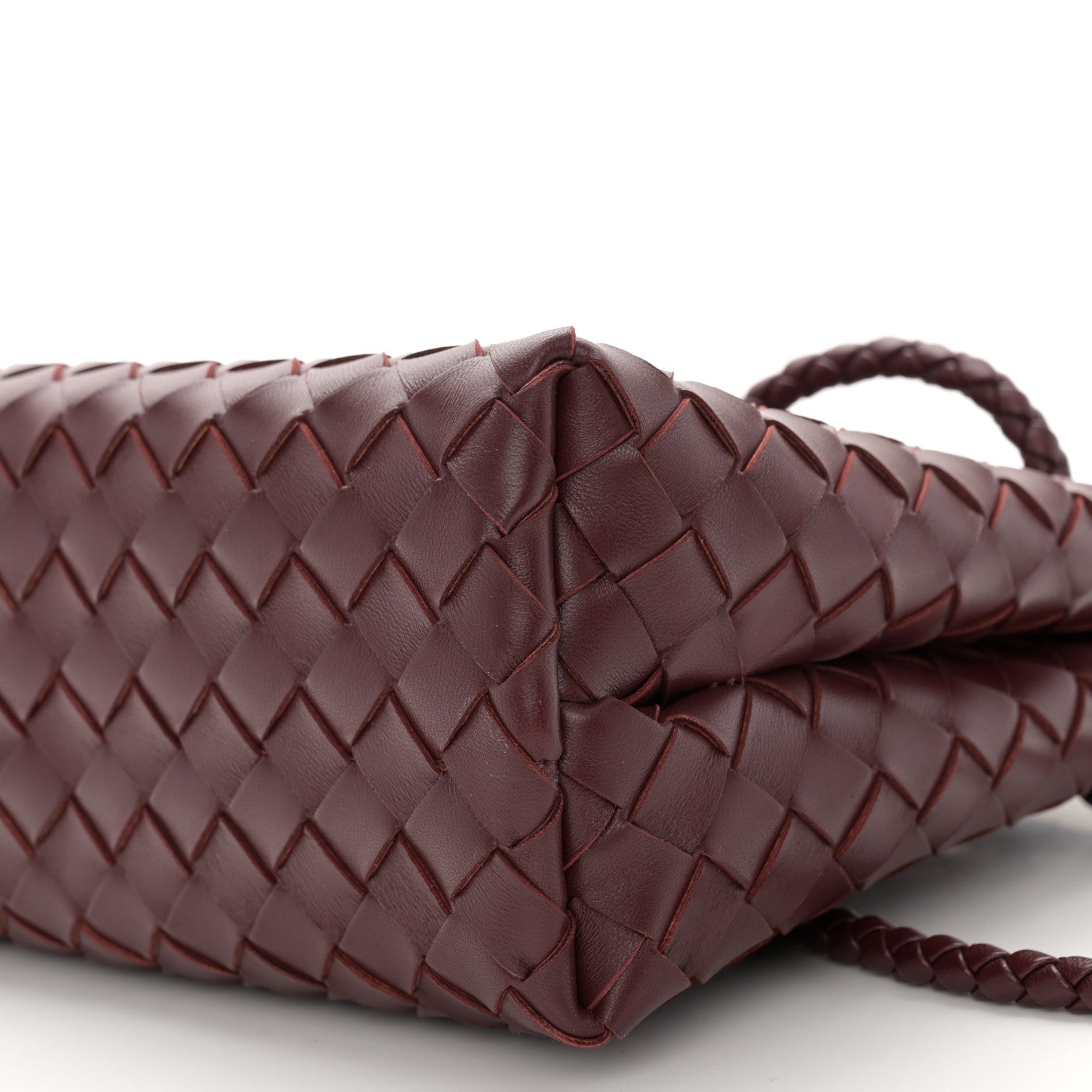 Bottega Veneta Nappa Intrecciato Small Andiamo Shoulder Bag Barolo 7 of 8