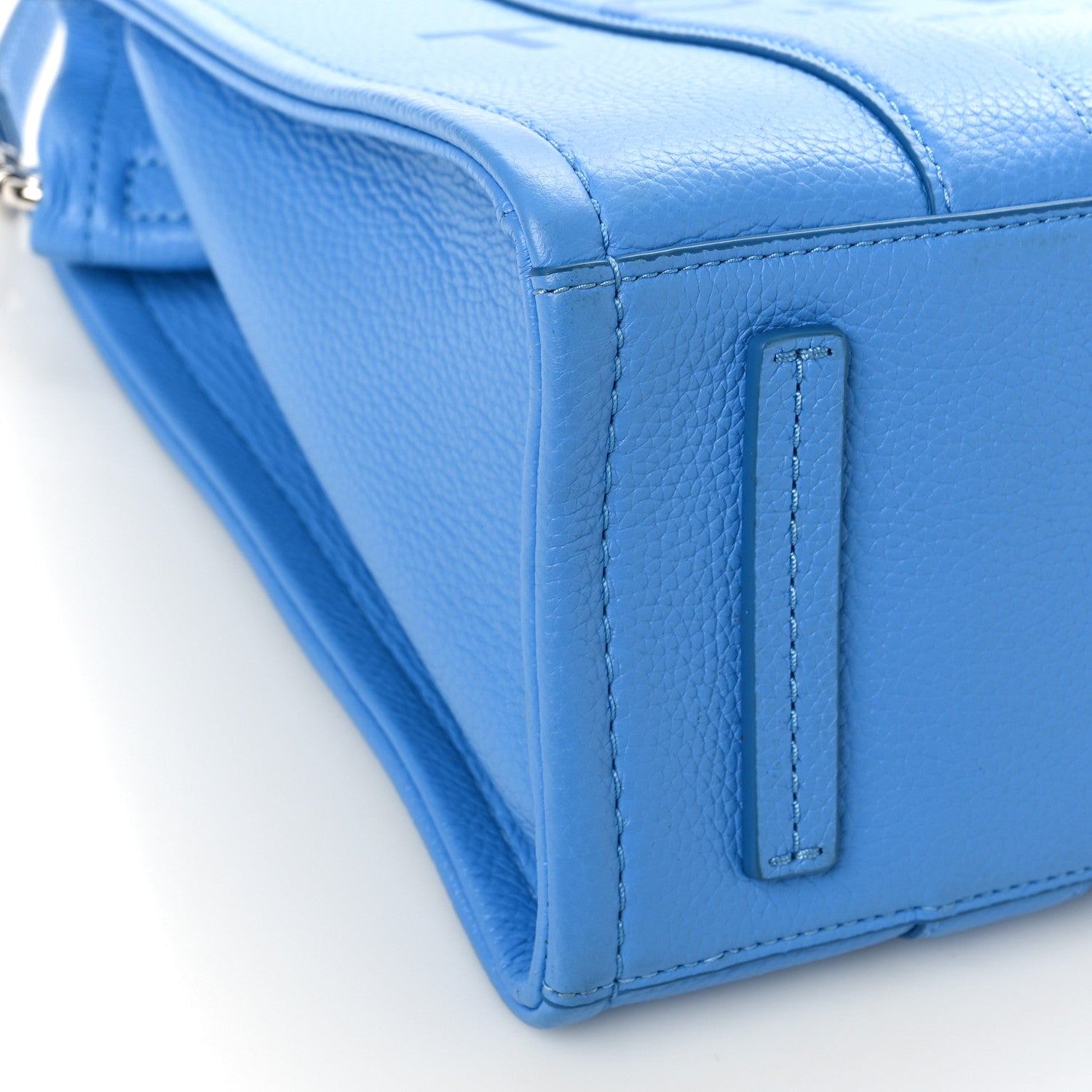 Marc Jacobs Grained Calfskin Medium The Tote Bag Spring Blue 7 of 8