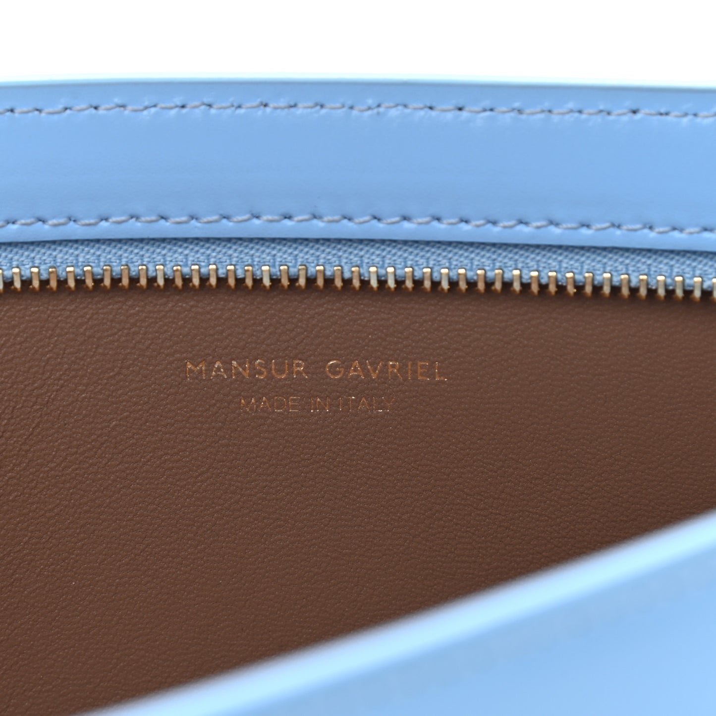 Calfskin Pencil Shoulder Bag Sky