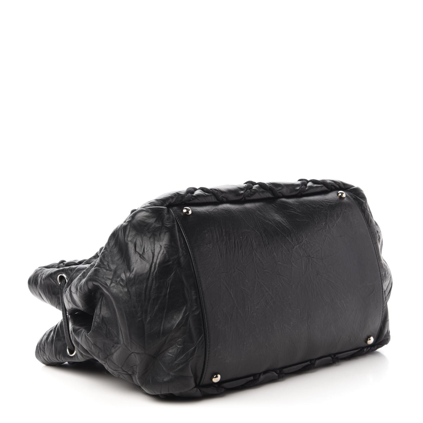 Calfskin Ultra Stitch Tote Black