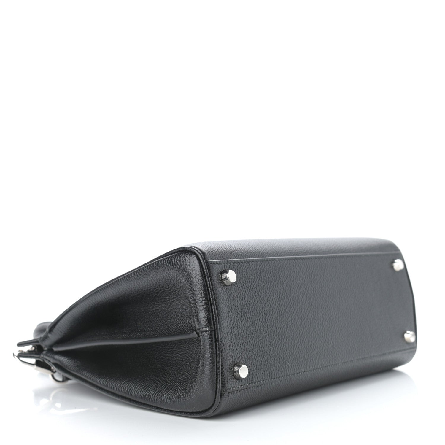 Gucci Grainy Calfskin Small Zumi Top Handle Bag Black 4 of 10