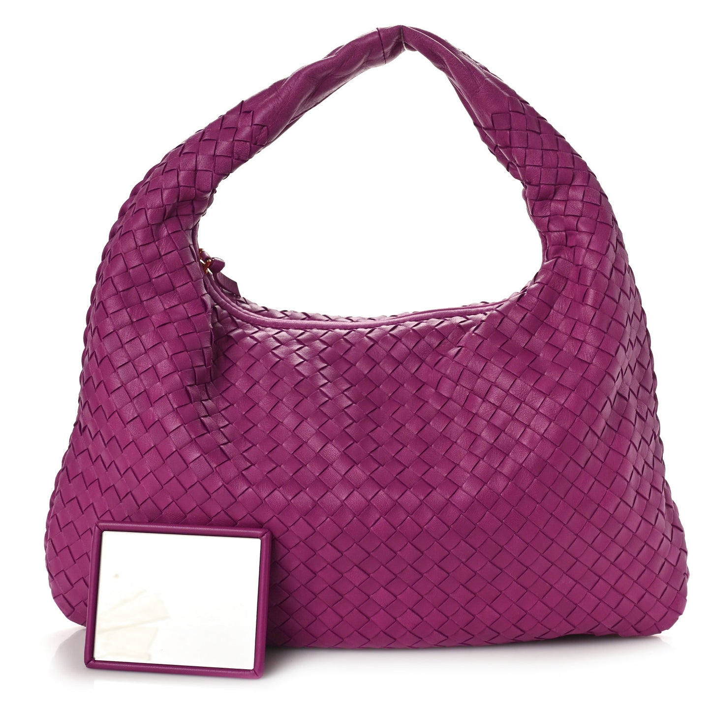 Nappa Intrecciato Medium Veneta Hobo Twilight