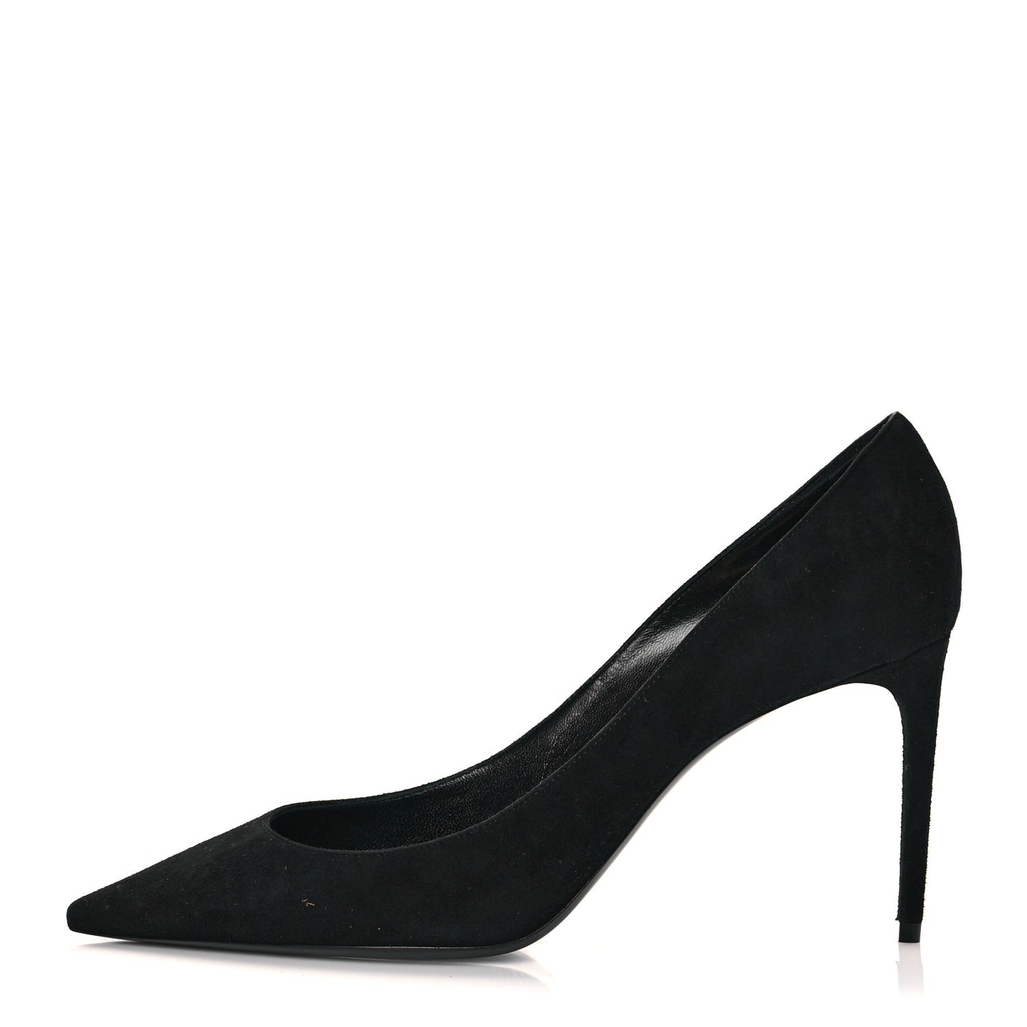 Suede Zoe 85 Pumps 39.5 Black