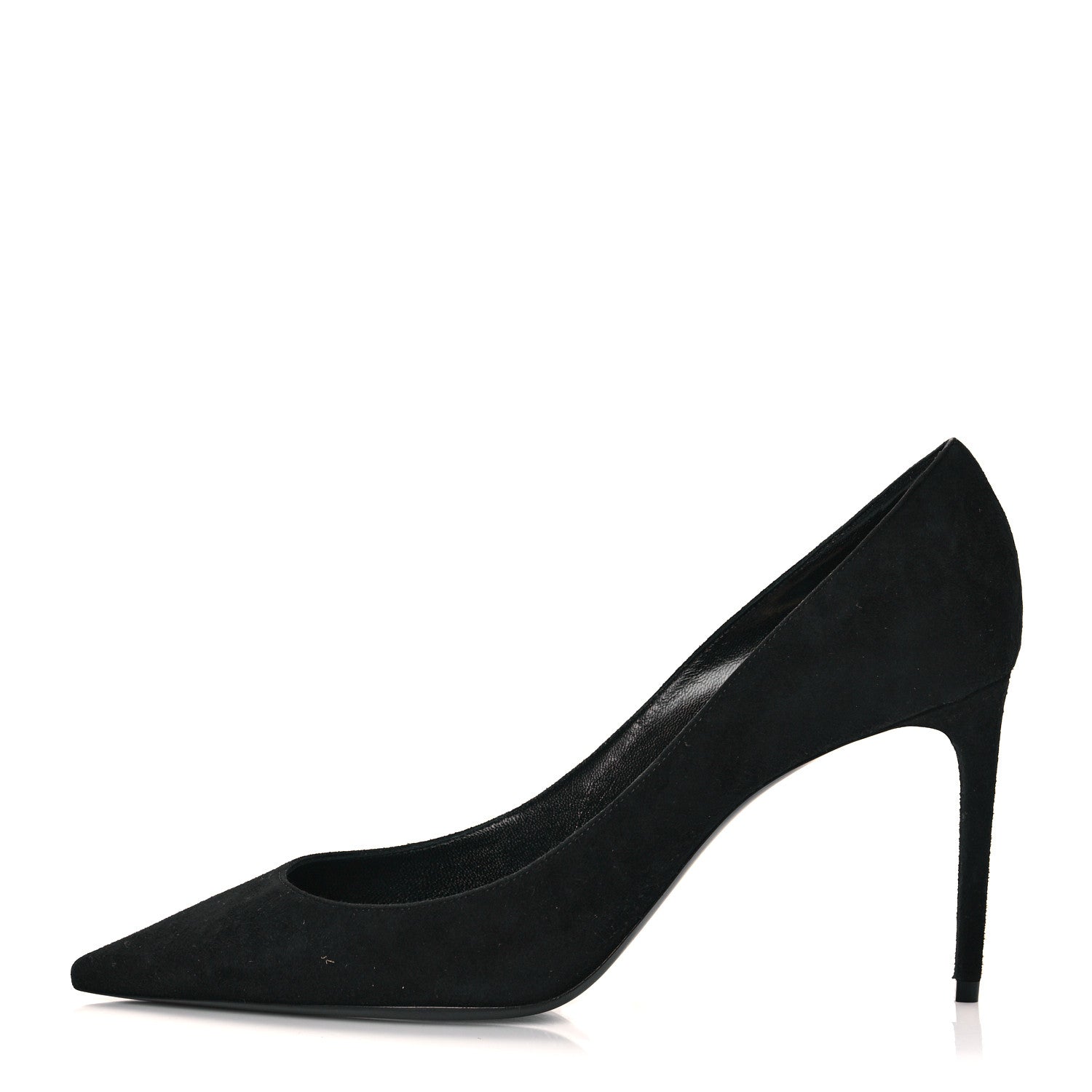 Saint Laurent Suede Zoe 85 Pumps 39.5 Black 1 of 9