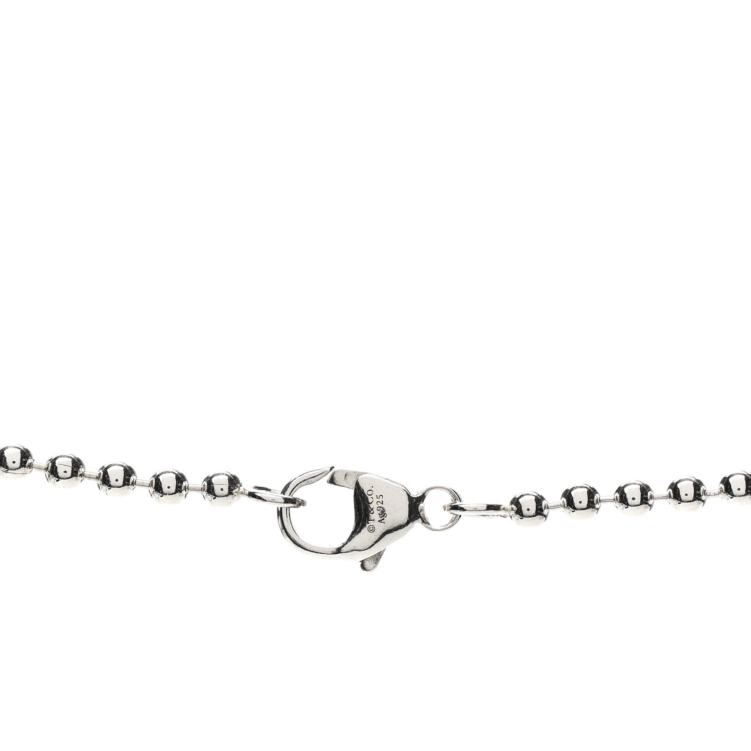 Tiffany Sterling Silver Enamel Gift Box Charm Necklace Blue 5 of 6