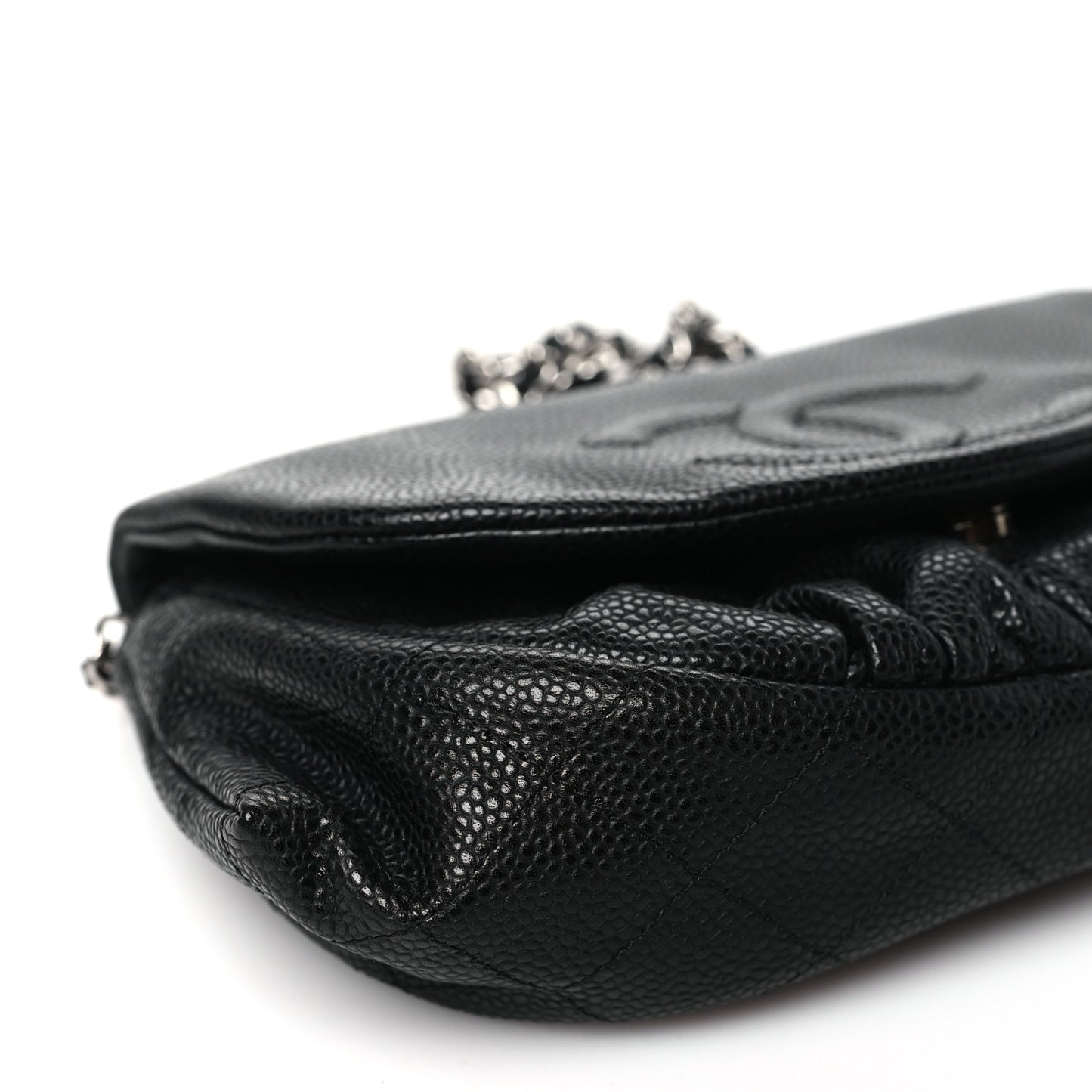 Caviar Half Moon Wallet On Chain WOC Black