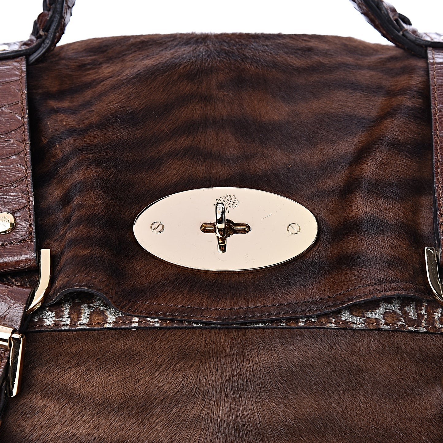 Pony Hair Oversized Alexa Brown
