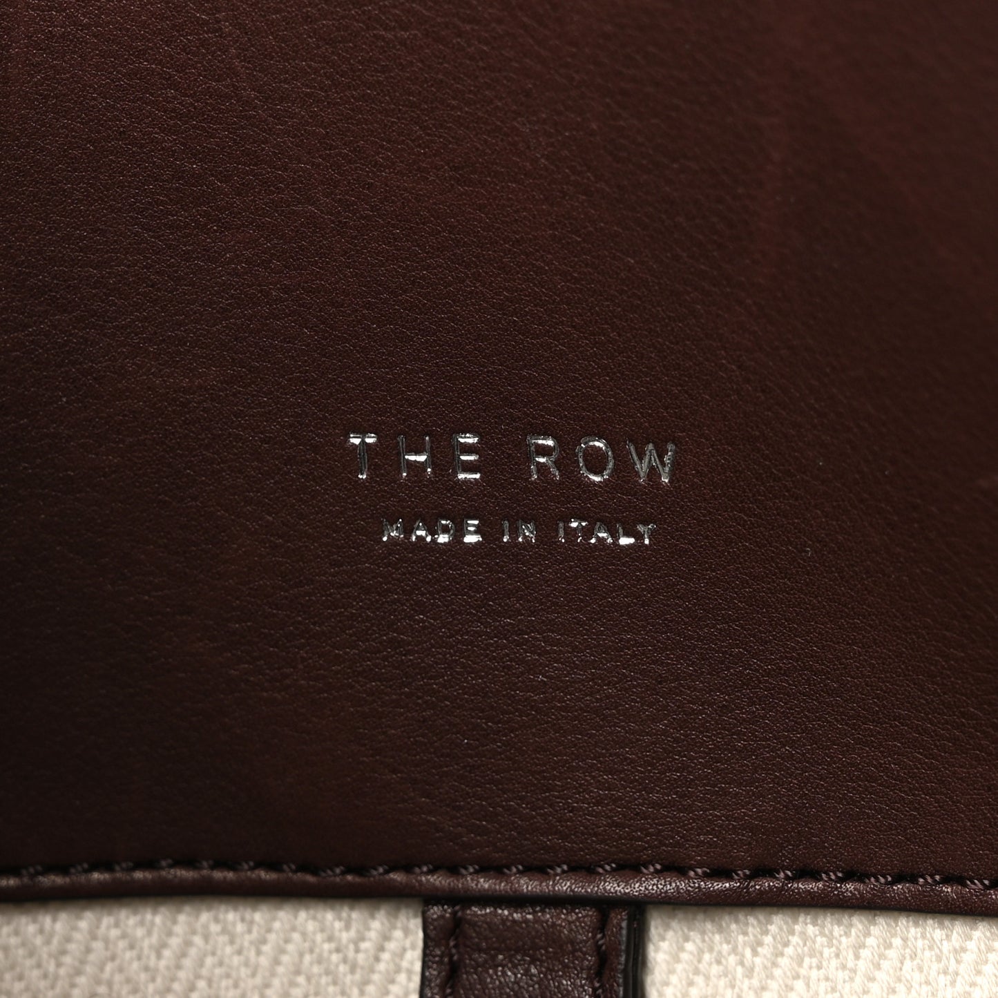 Polished Saddle Calfskin Soft Margaux 15 Dark Brown